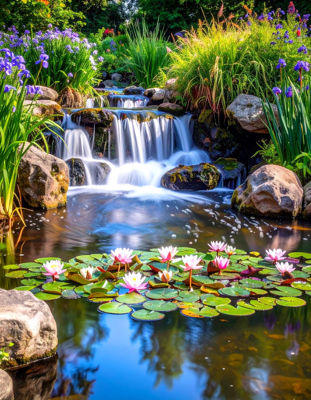 The Naturalistic Pond and Stream Ecosystem - 30 custom landscape design ideas