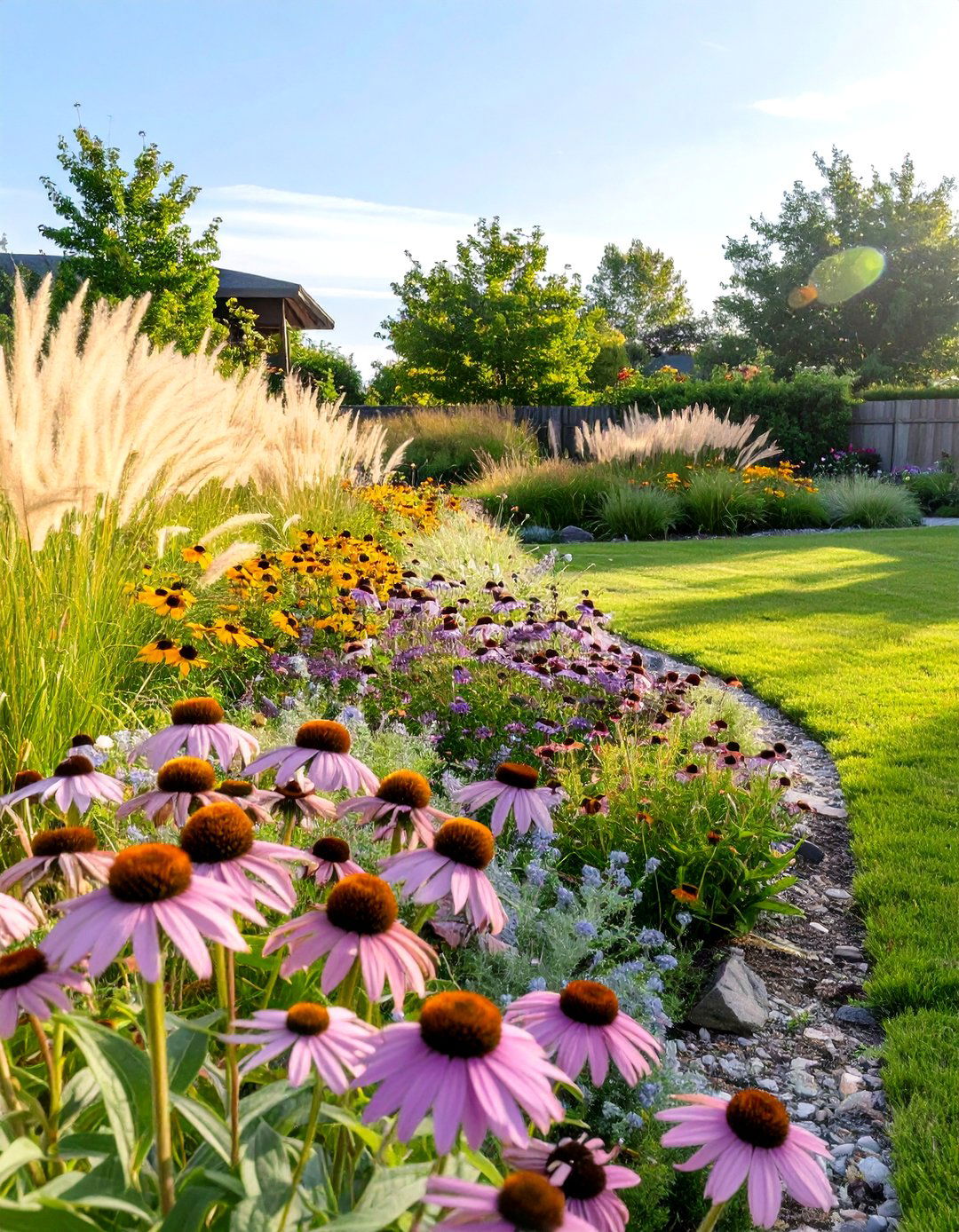 The Naturalistic Prairie Landscape Design - 30 free landscape design ideas