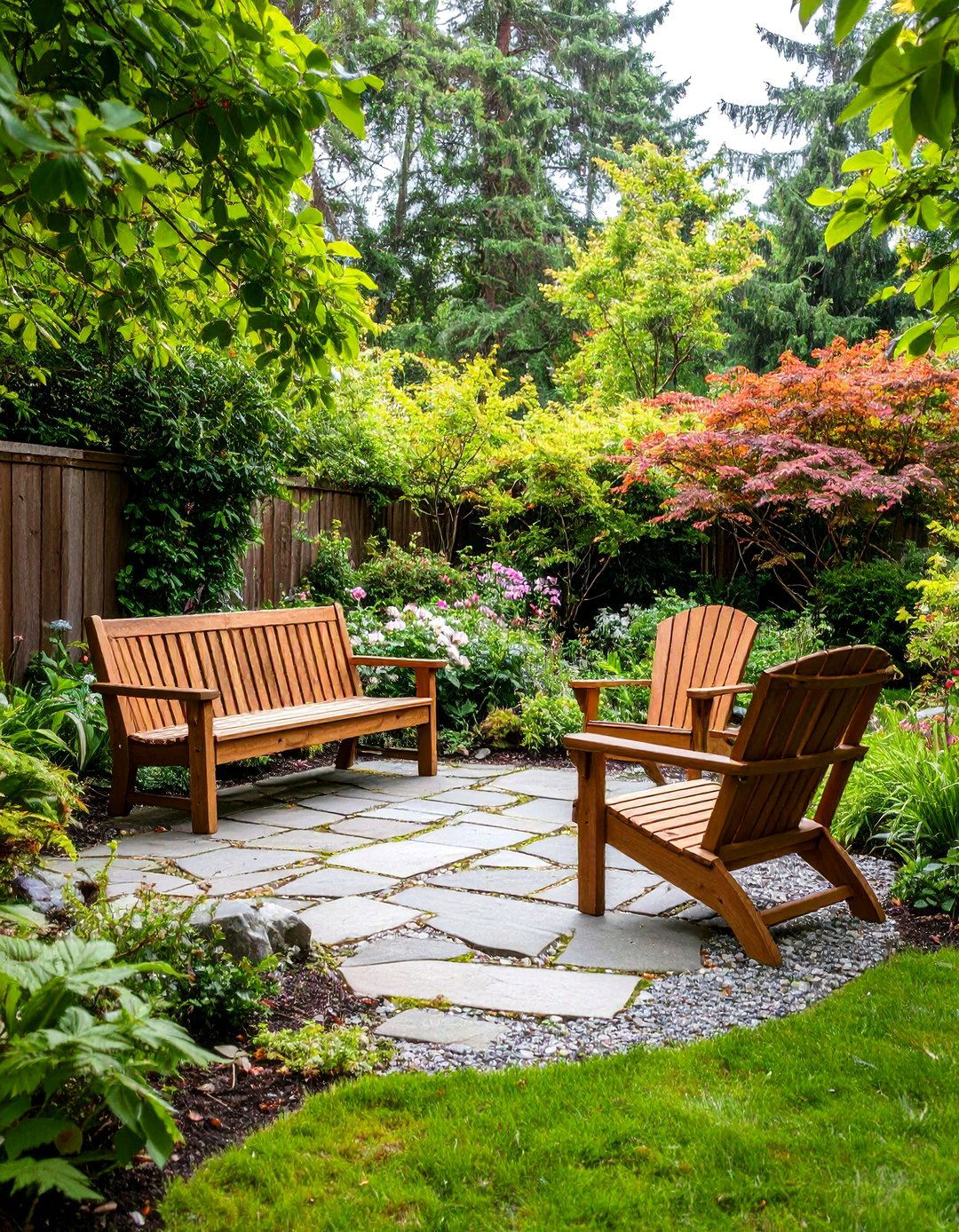 The Naturalistic Woodland Clearing - 30 backyard furniture ideas