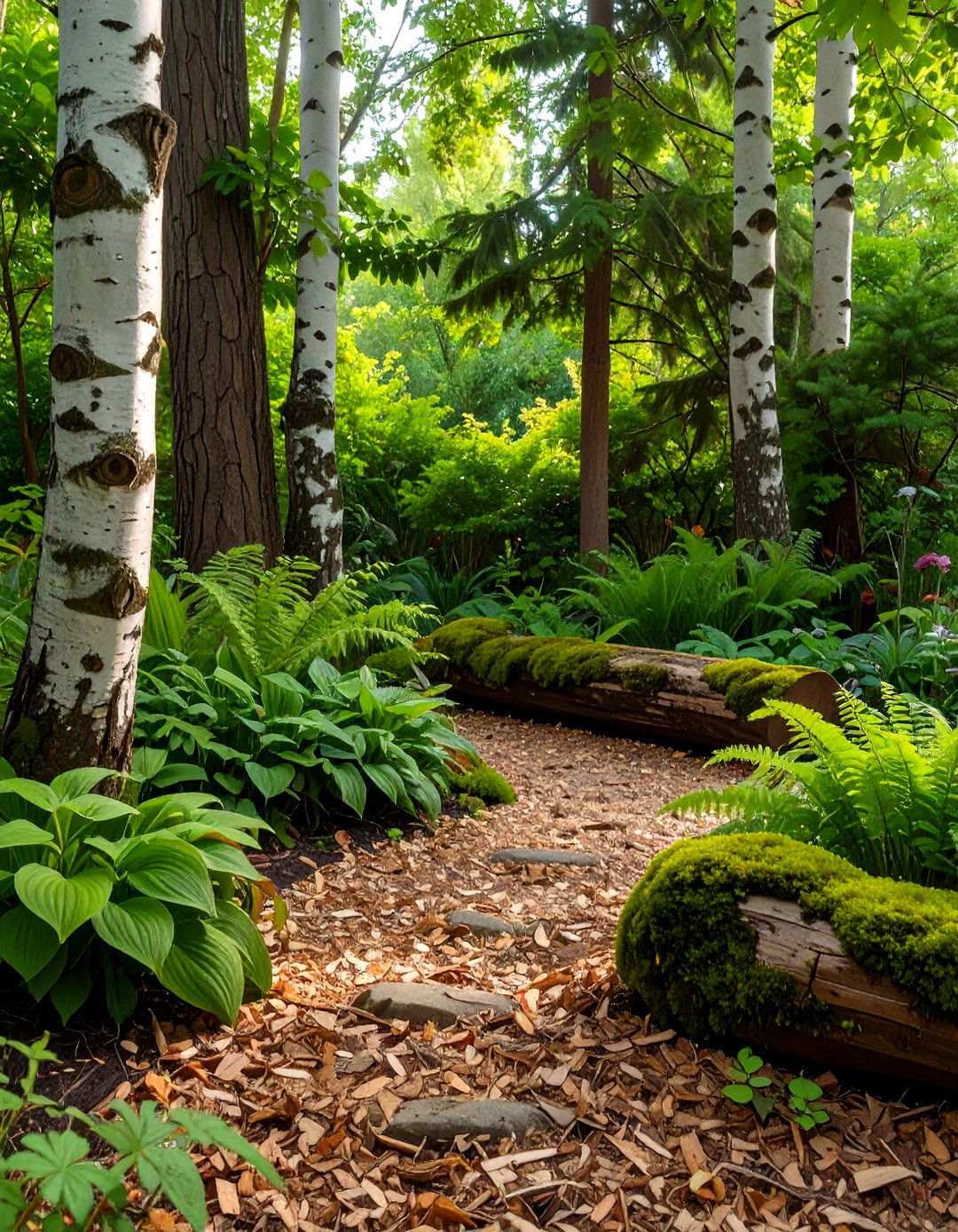 The Naturalistic Woodland Garden - 30 modern small garden ideas