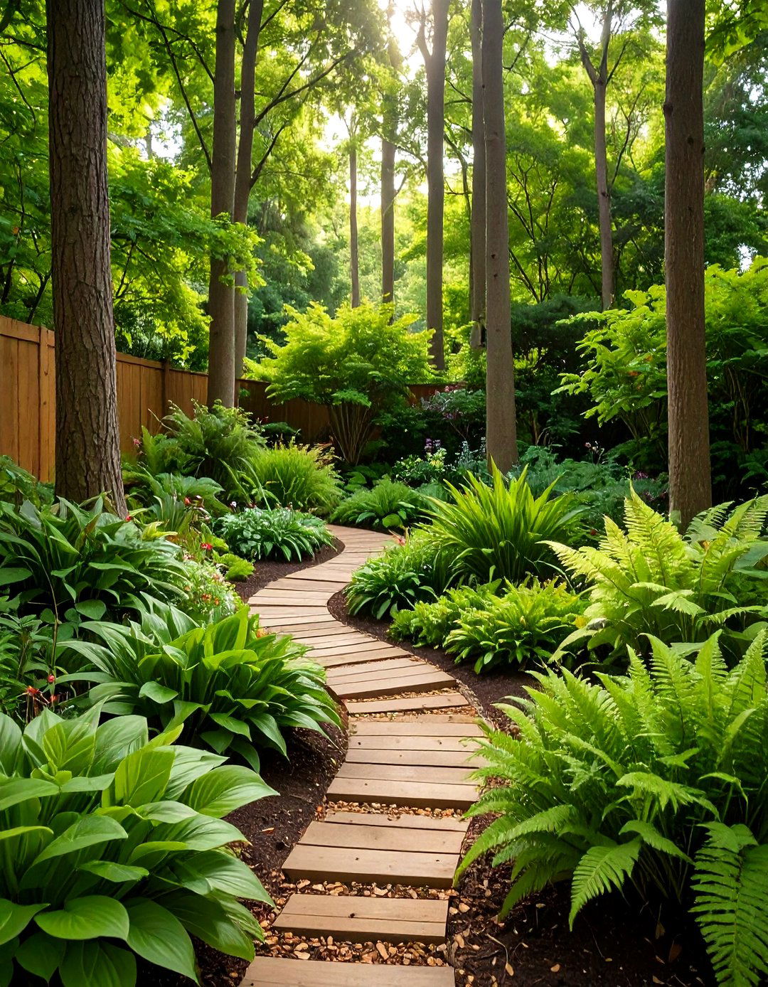 The Naturalistic Woodland Shade Garden - 30 landscape design cost ideas