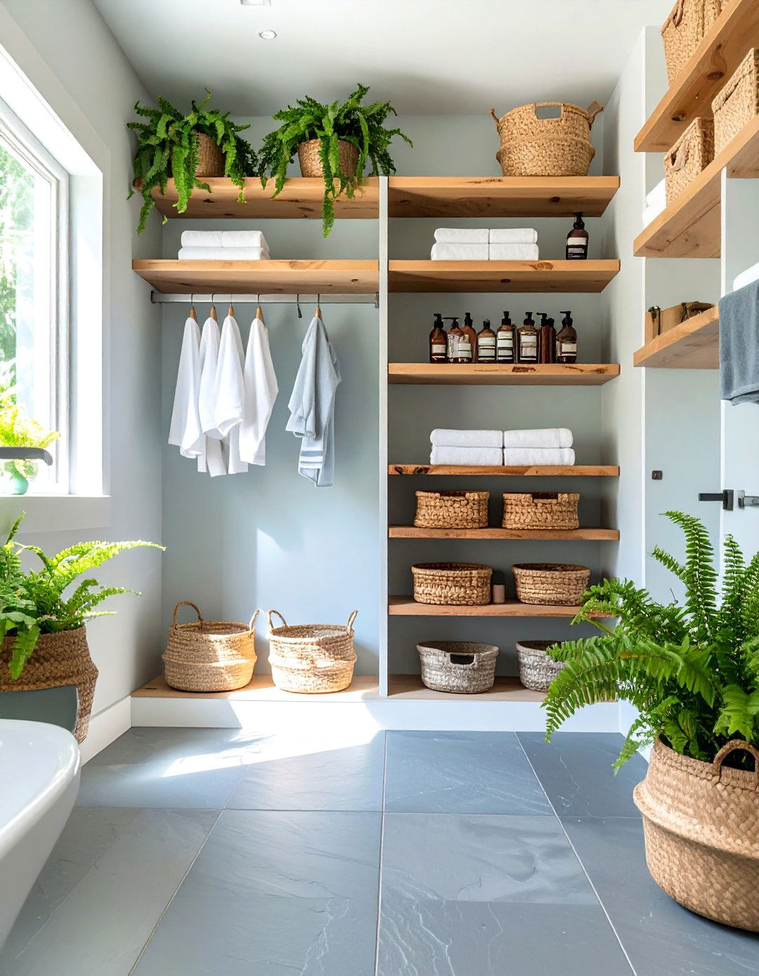The Naturalists Bathroom Closet - 30 bathroom closet ideas