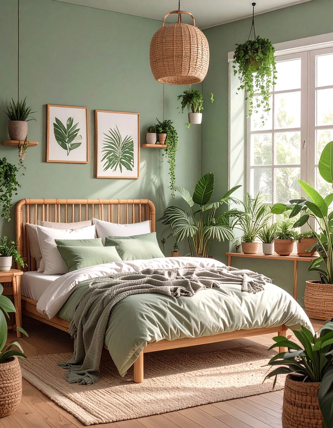 The Naturalists Green Bedroom - 30 male bedroom ideas