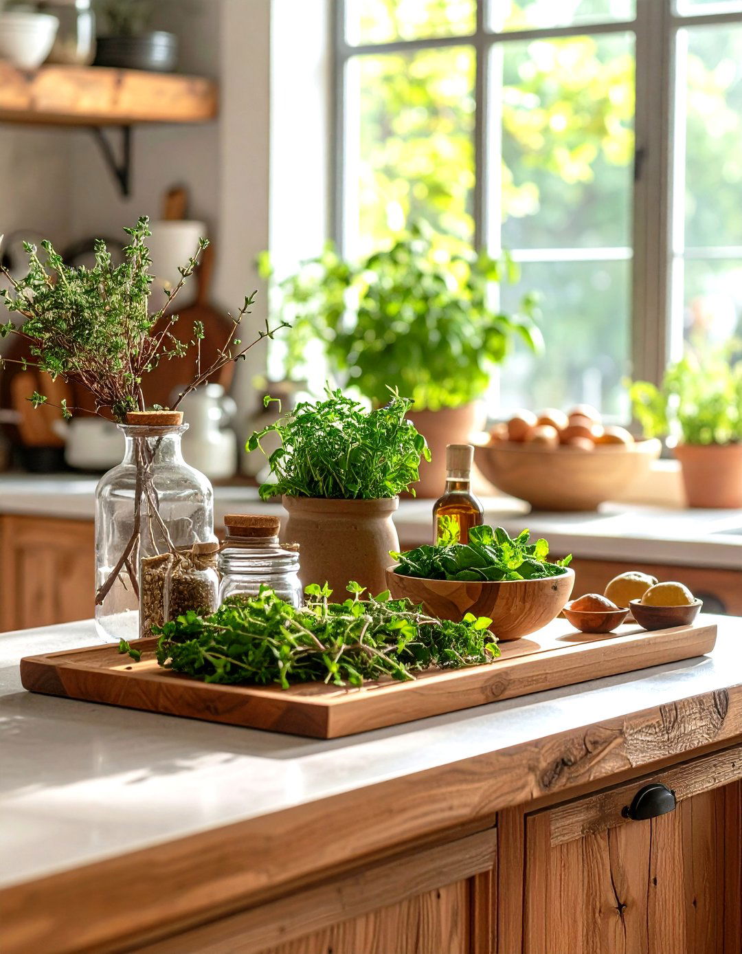 The Naturalists Kitchen Counter - 30 kitchen counter decor ideas