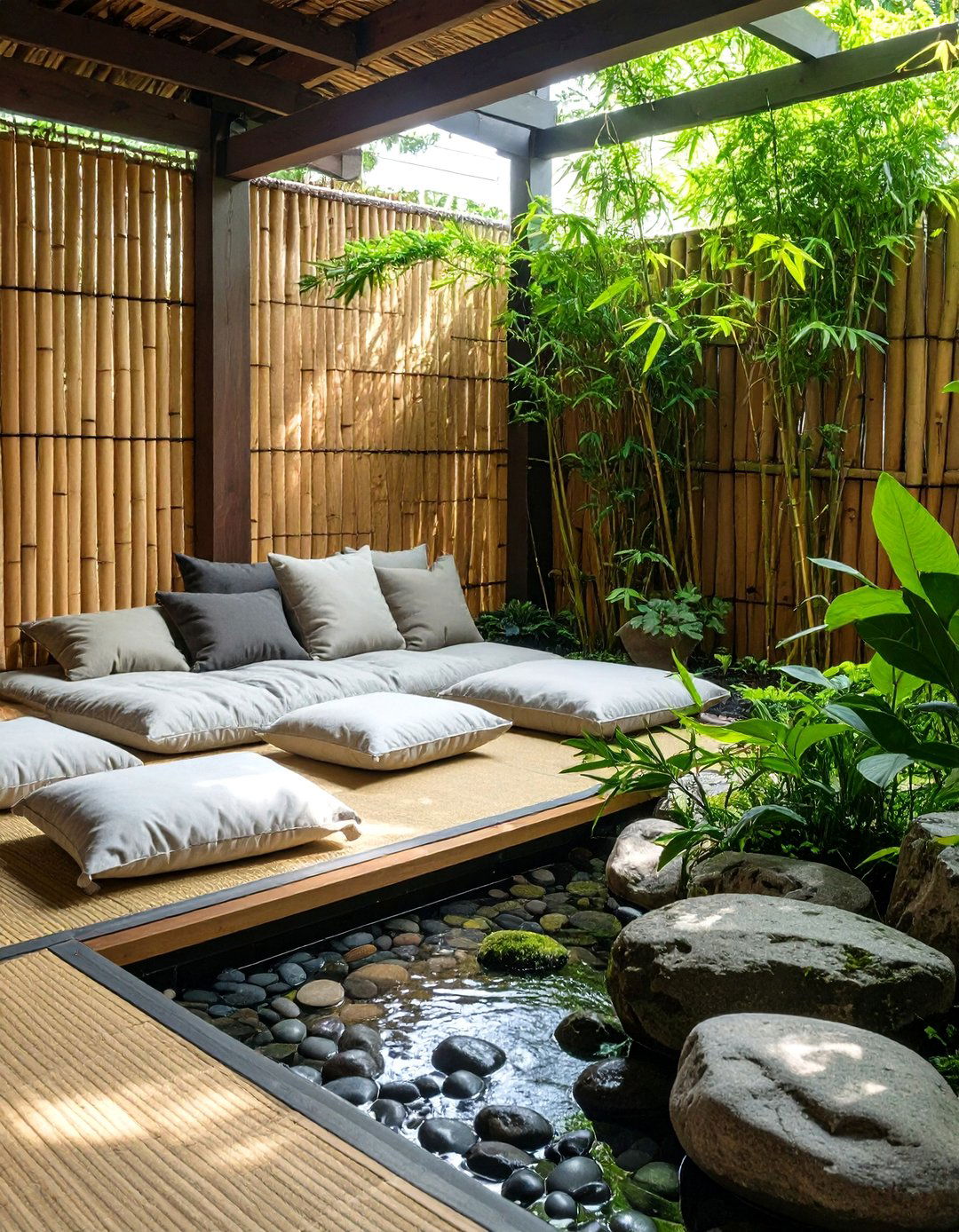 The Naturalists Zen Porch - 30 back porch ideas on a budget