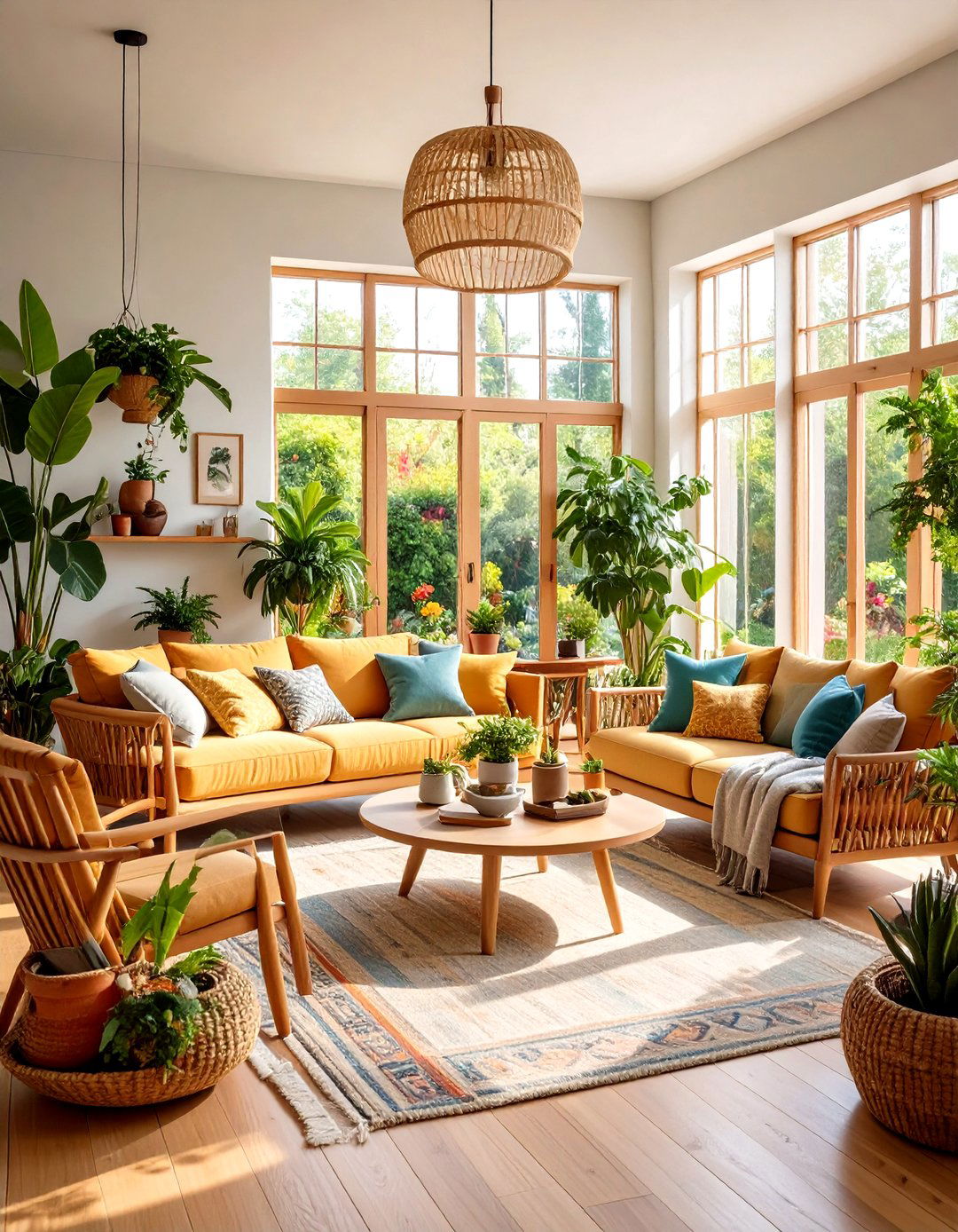 The Nature Inspired Biophilic Family Room - 30 family room decorating ideas