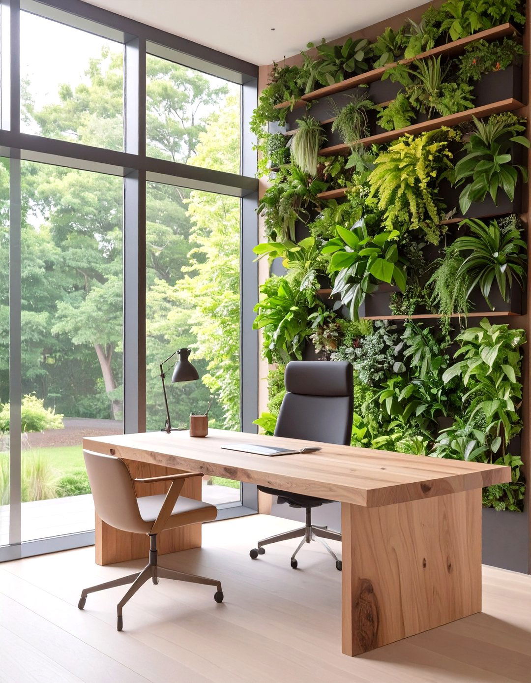 The Nature Inspired Biophilic Home Office - 30 home office interior design ideas