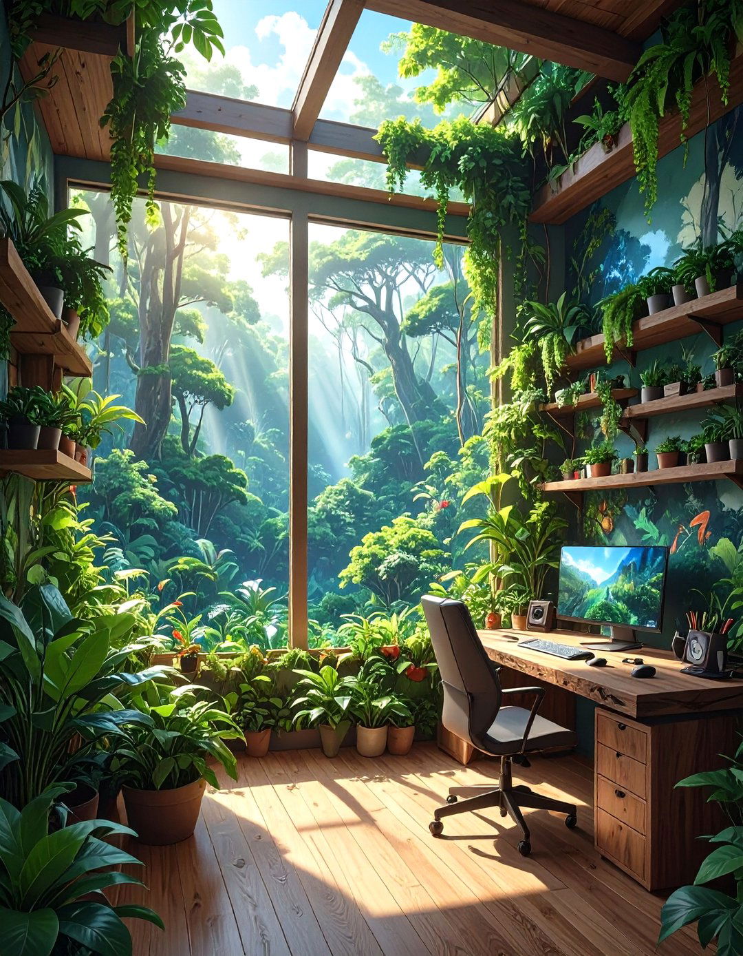 The Nature Inspired Game Room - 30 game room decor ideas