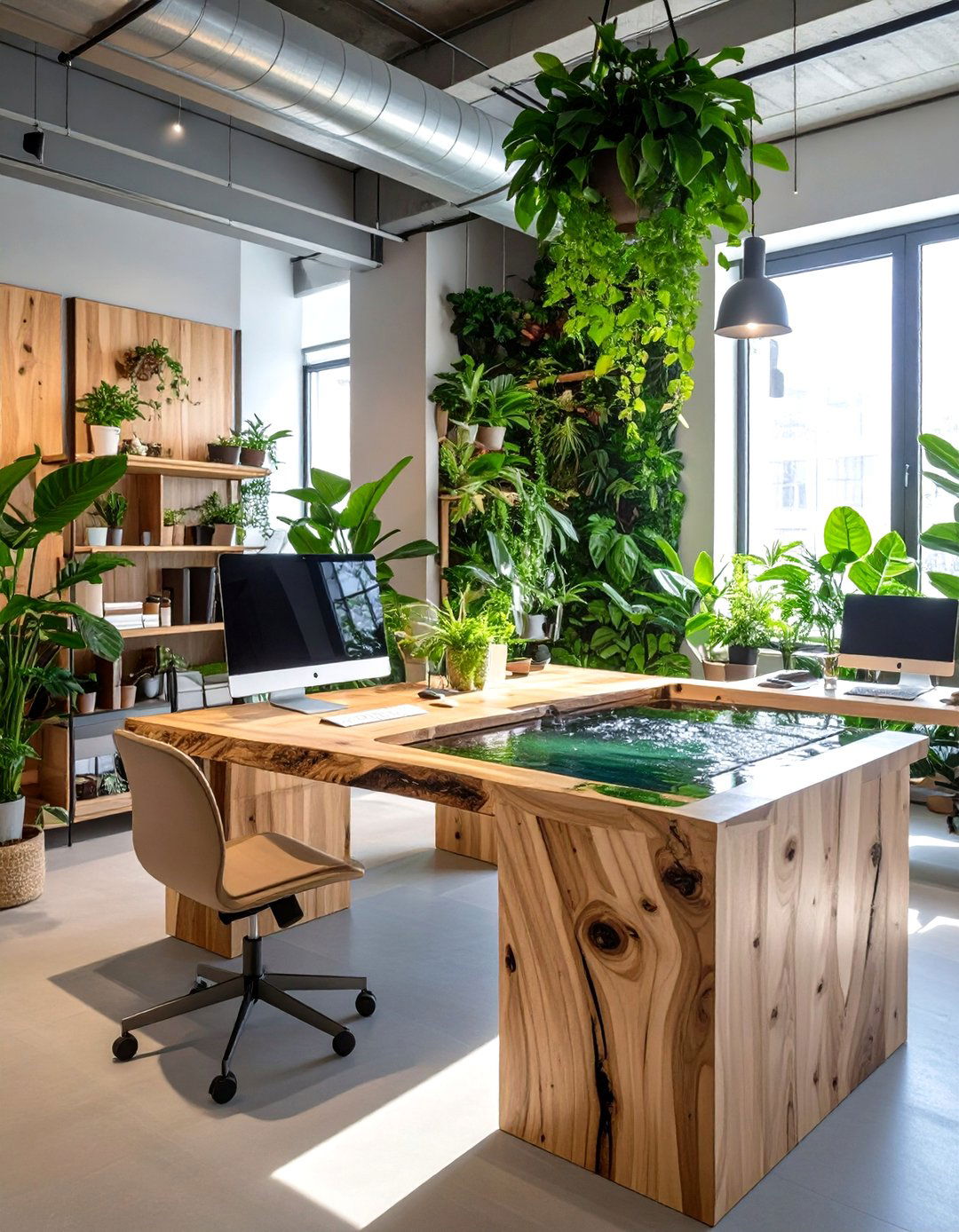 The Nature Lovers Biophilic Office - 30 cozy office ideas