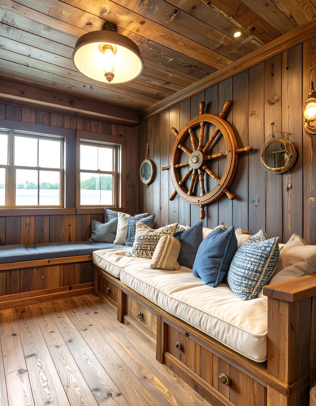 The Nautical Captains Quarters Man Cave - 30 cool man cave ideas