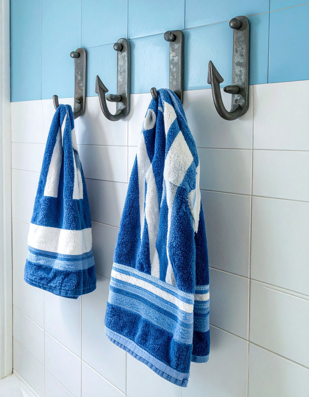 The Nautical Cleat Hooks - 30 bathroom towel ideas