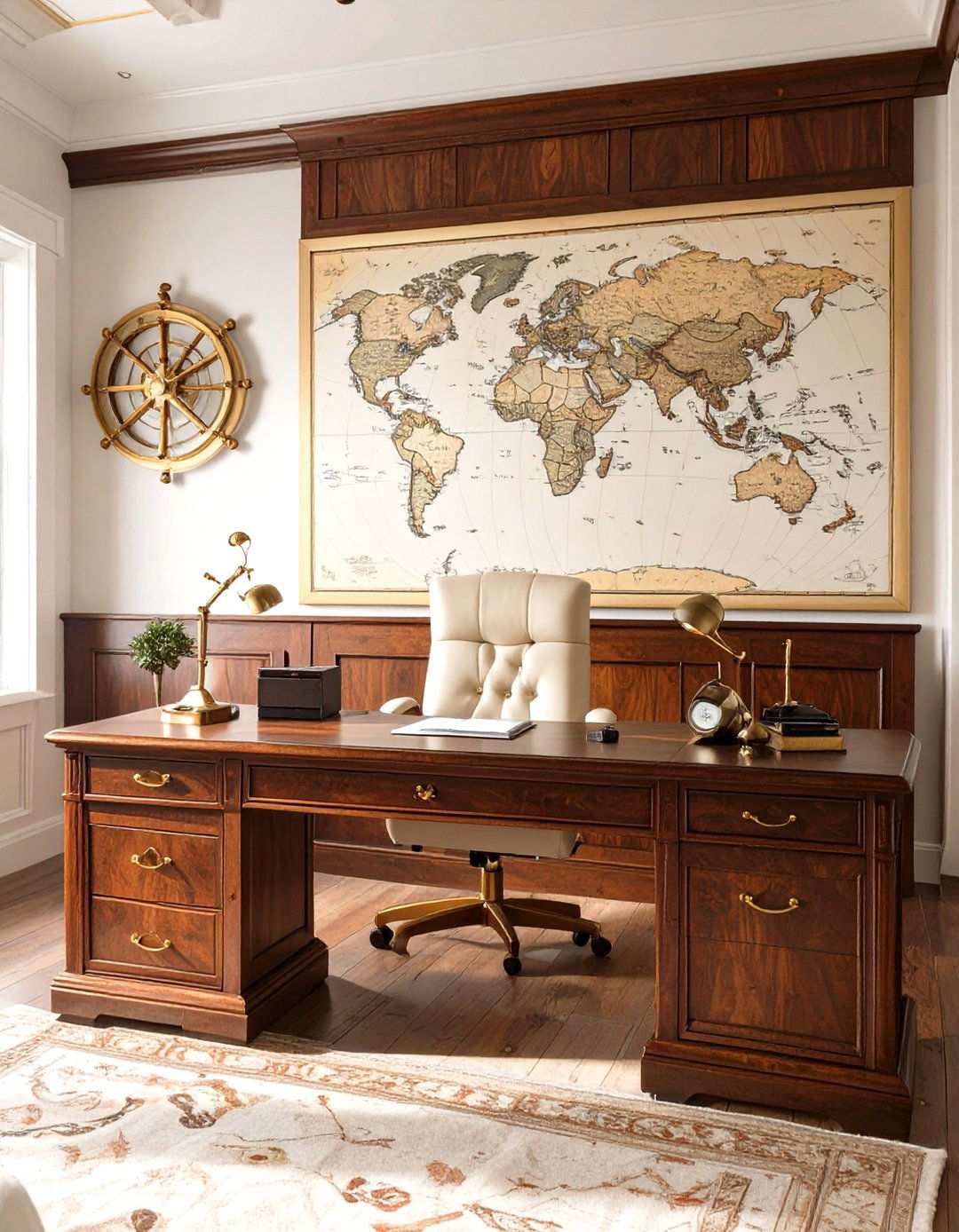 The Nautical Navigation Office - 30 masculine office ideas