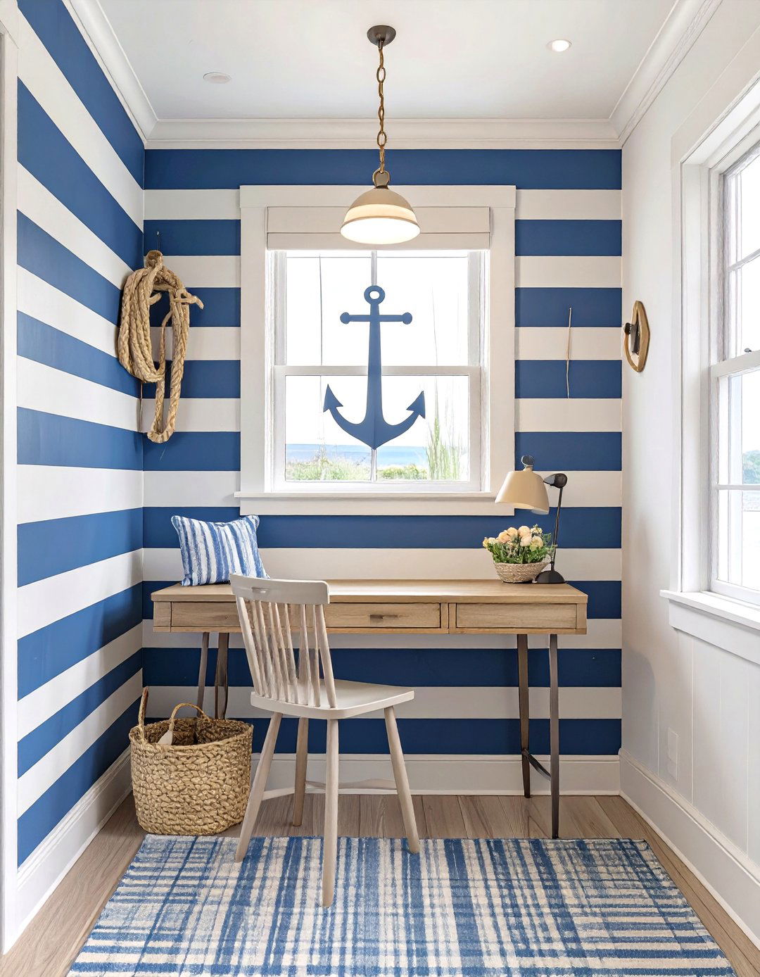 The Nautical Nook - 30 low budget small man cave ideas