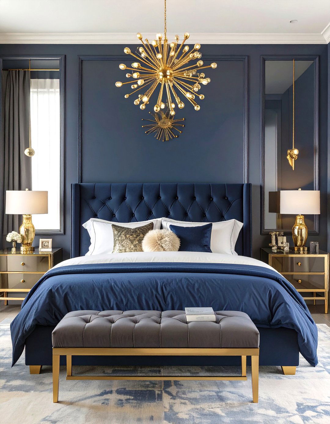 30 Navy Bedroom Ideas for a Sophisticated Space - We Love Home Blog