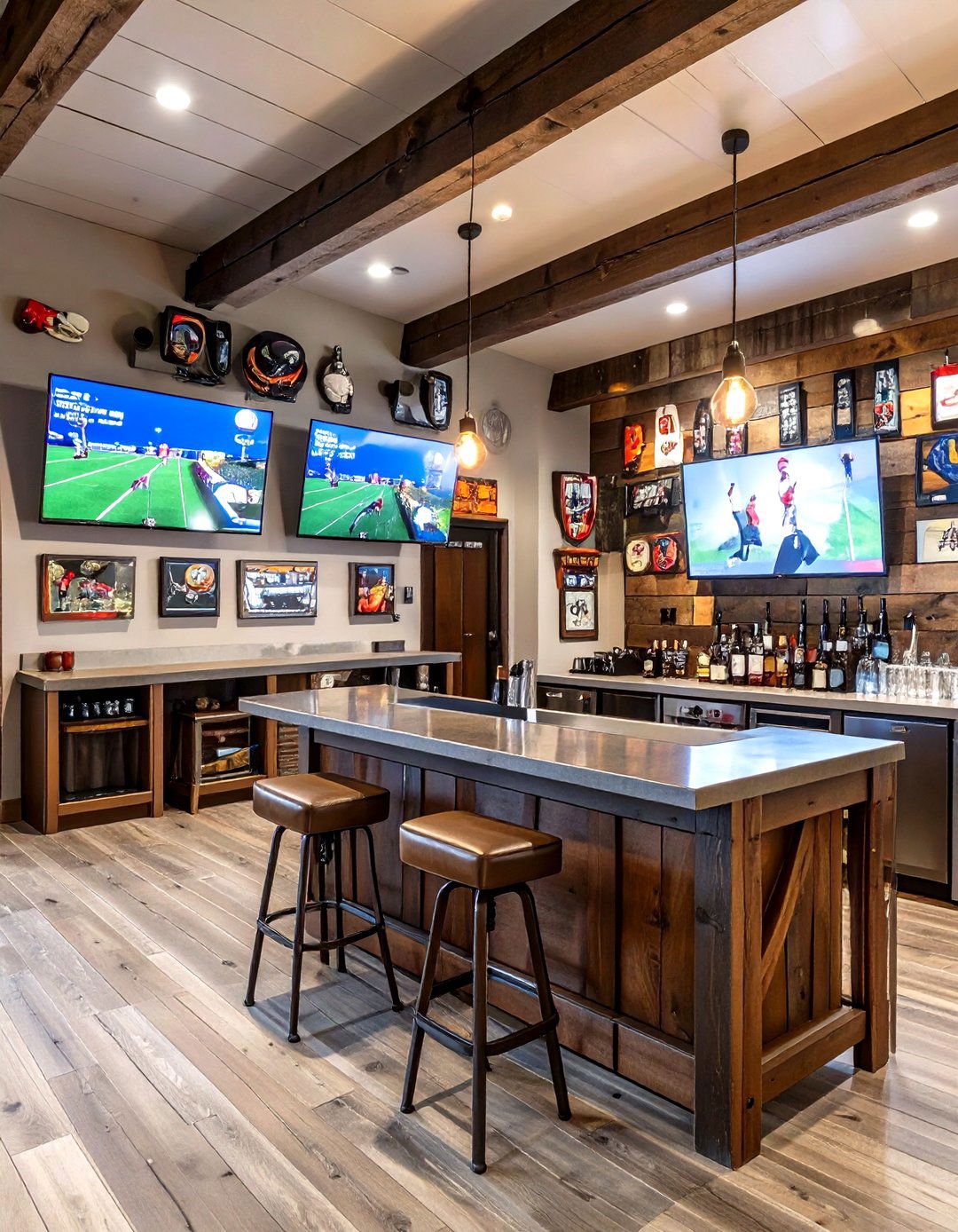 The Neighborhood Sports Bar - 30 garage hangout ideas
