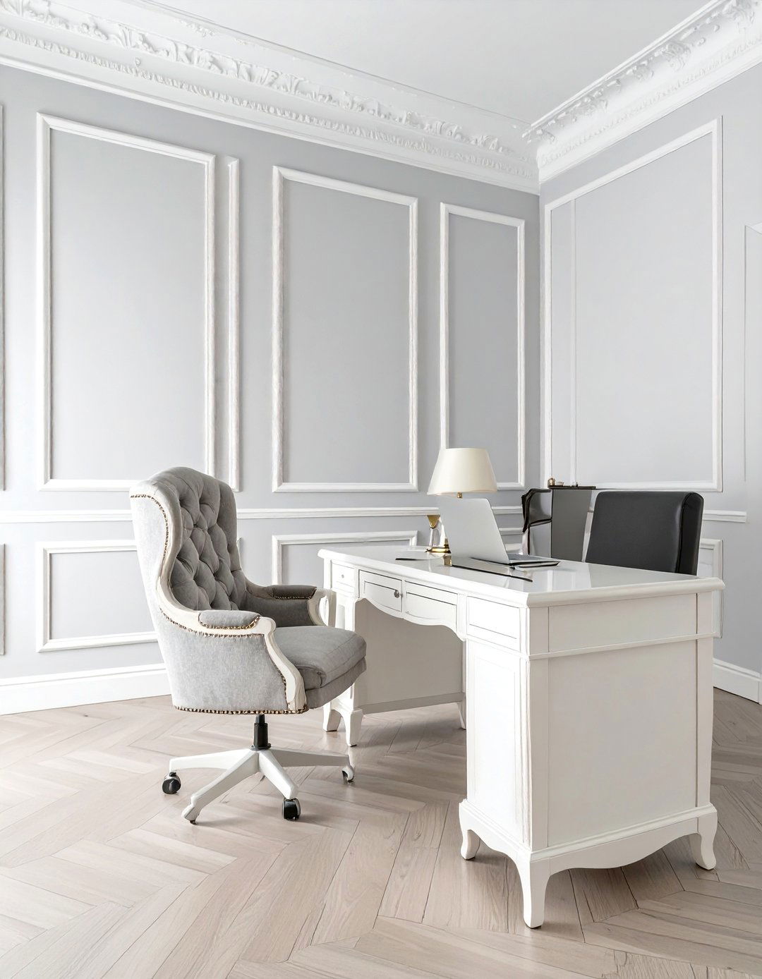 The Neo Classical Grand Office - 30 masculine man office ideas