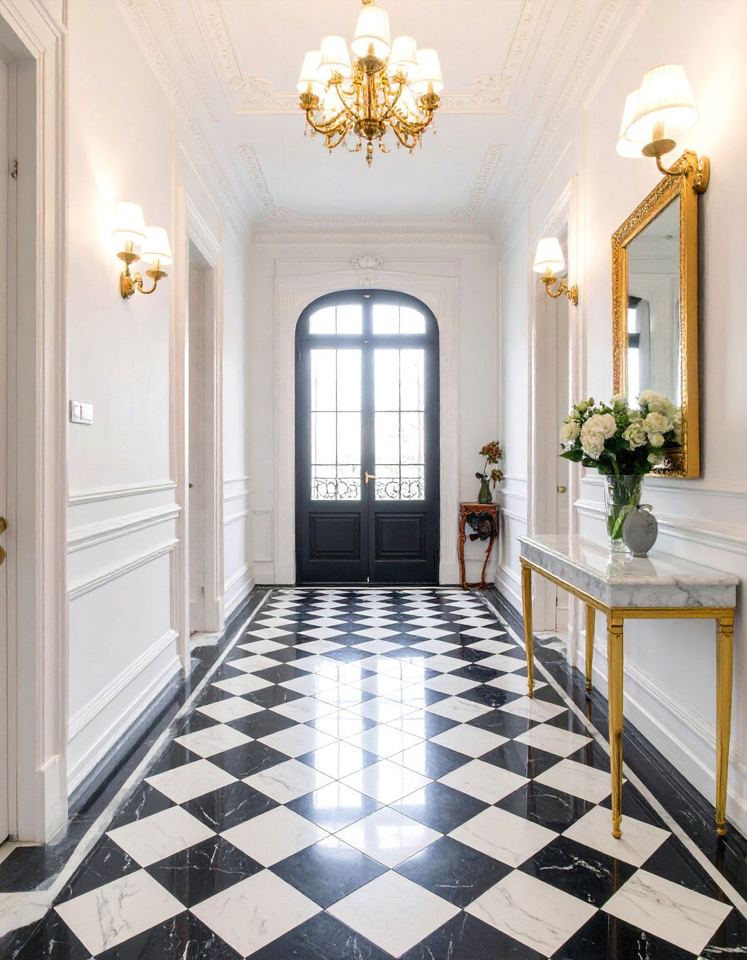 The Neo Classical Parisian Entryway - 30 french interior design ideas