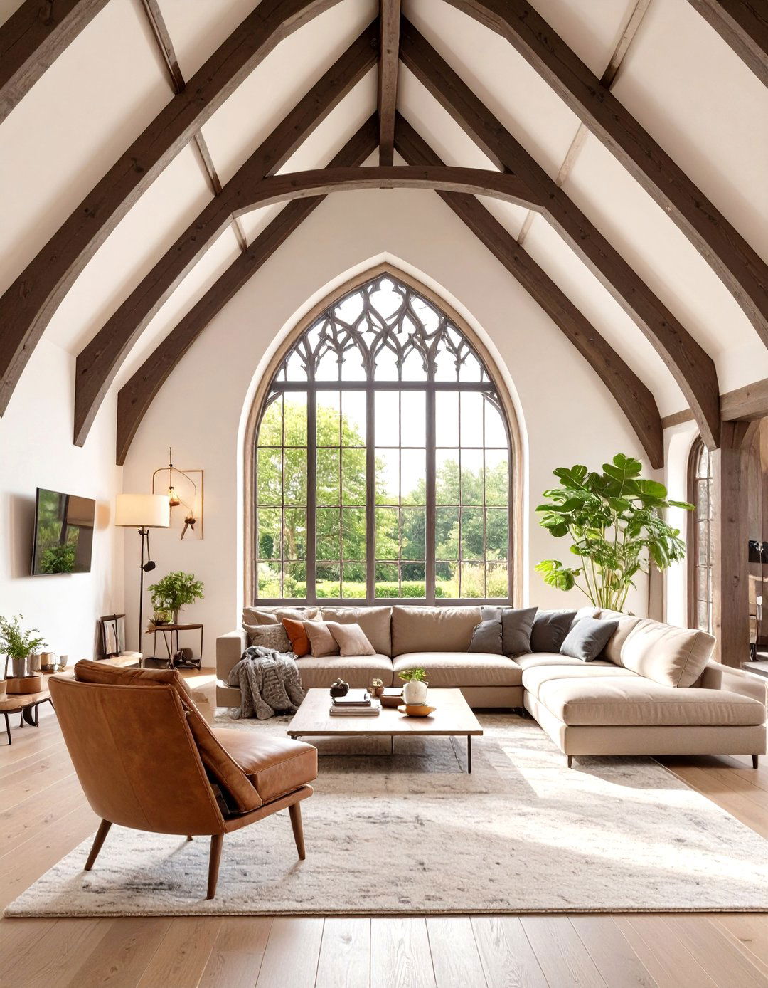 The Neo Gothic Architectural Living Space - 30 modern gothic interior design ideas