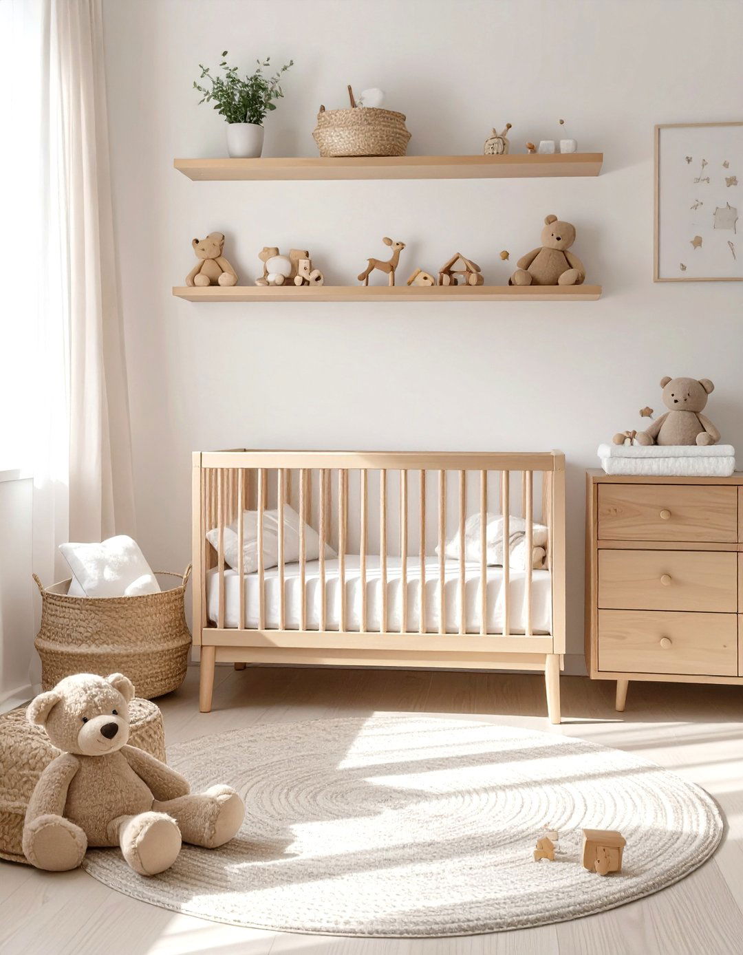 The Neutral Nursery with Natural Wood Toys - 30 nordic interior design ideas