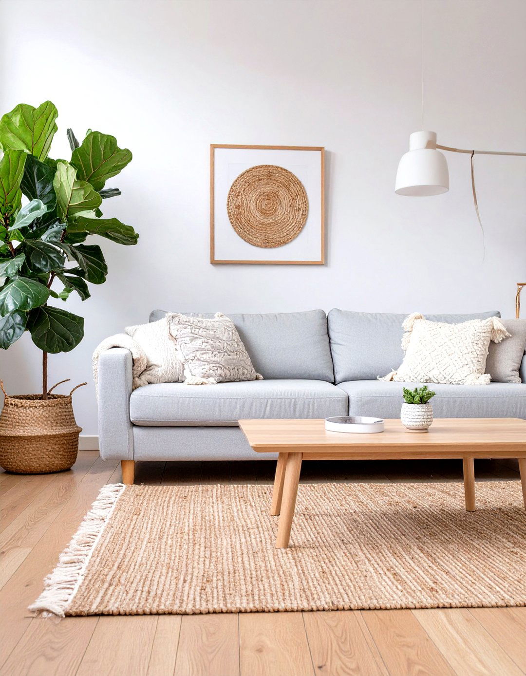 The Neutral Scandinavian Boho Living Room - 30 modern bohemian interior design ideas