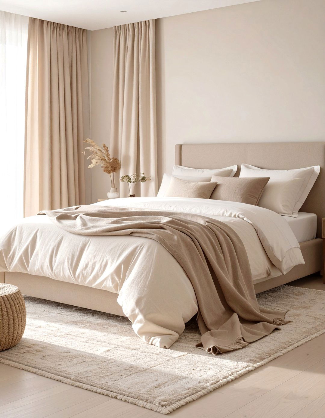 The Neutral Toned Bedroom - 30 luxury modern bedroom ideas