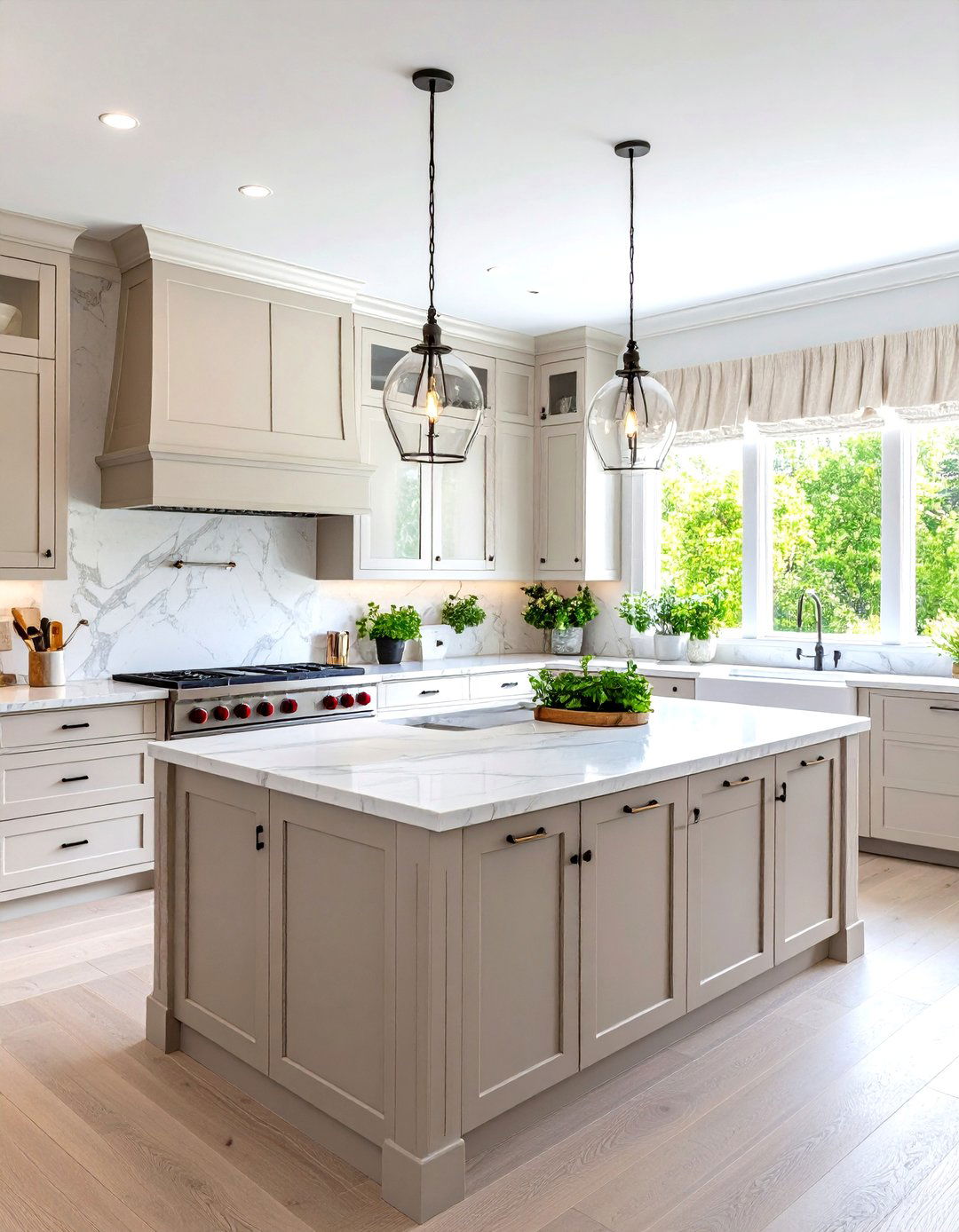 The Neutral Tones Farmhouse Kitchen - 30 farmhouse kitchen design ideas