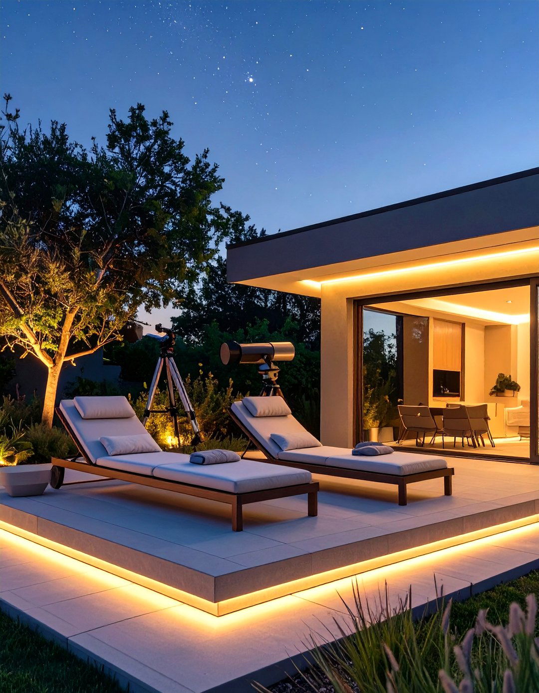 The Night Sky Observatory Patio - 30 modern patio ideas