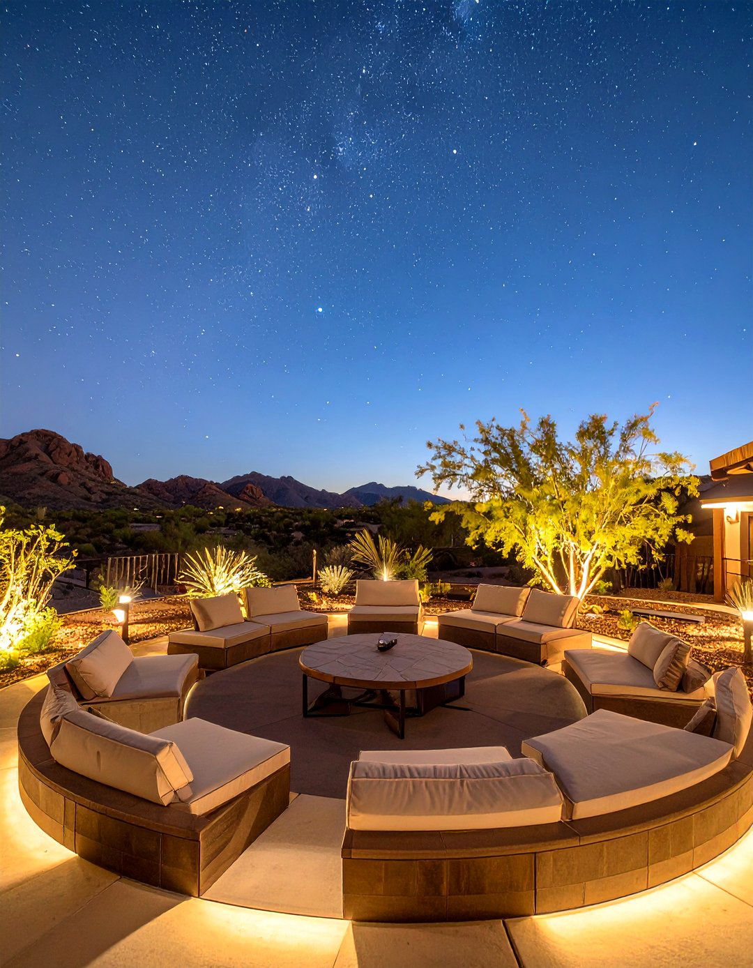 The Night Sky Viewing Area - 30 arizona landscape ideas