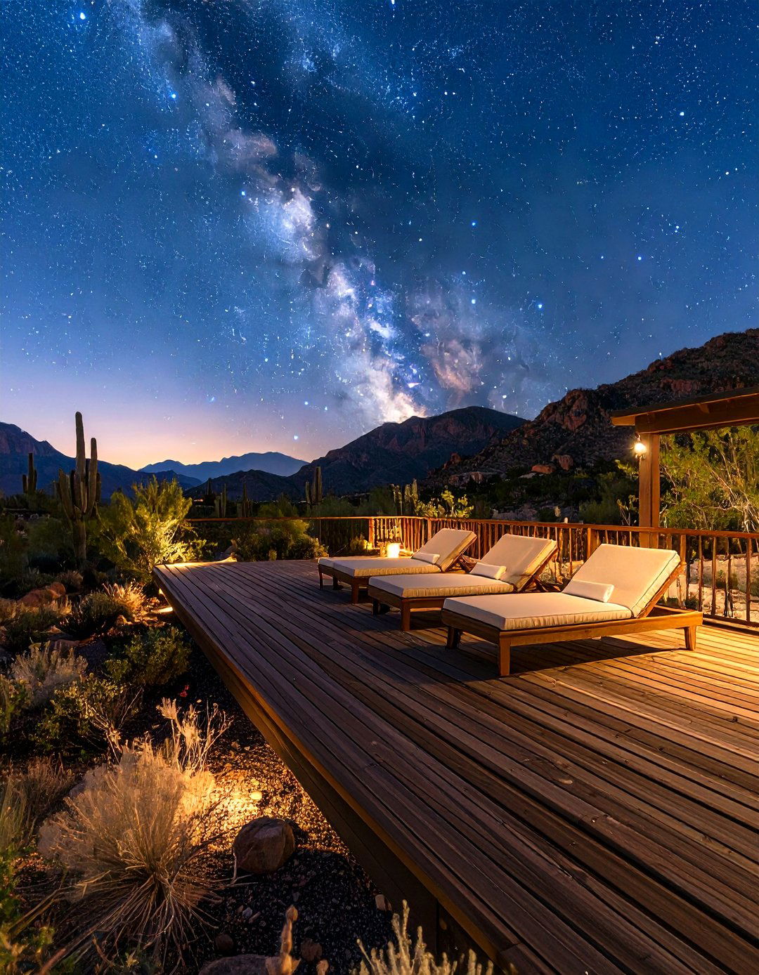 The Night Sky Viewing Platform - 30 desert landscaping ideas