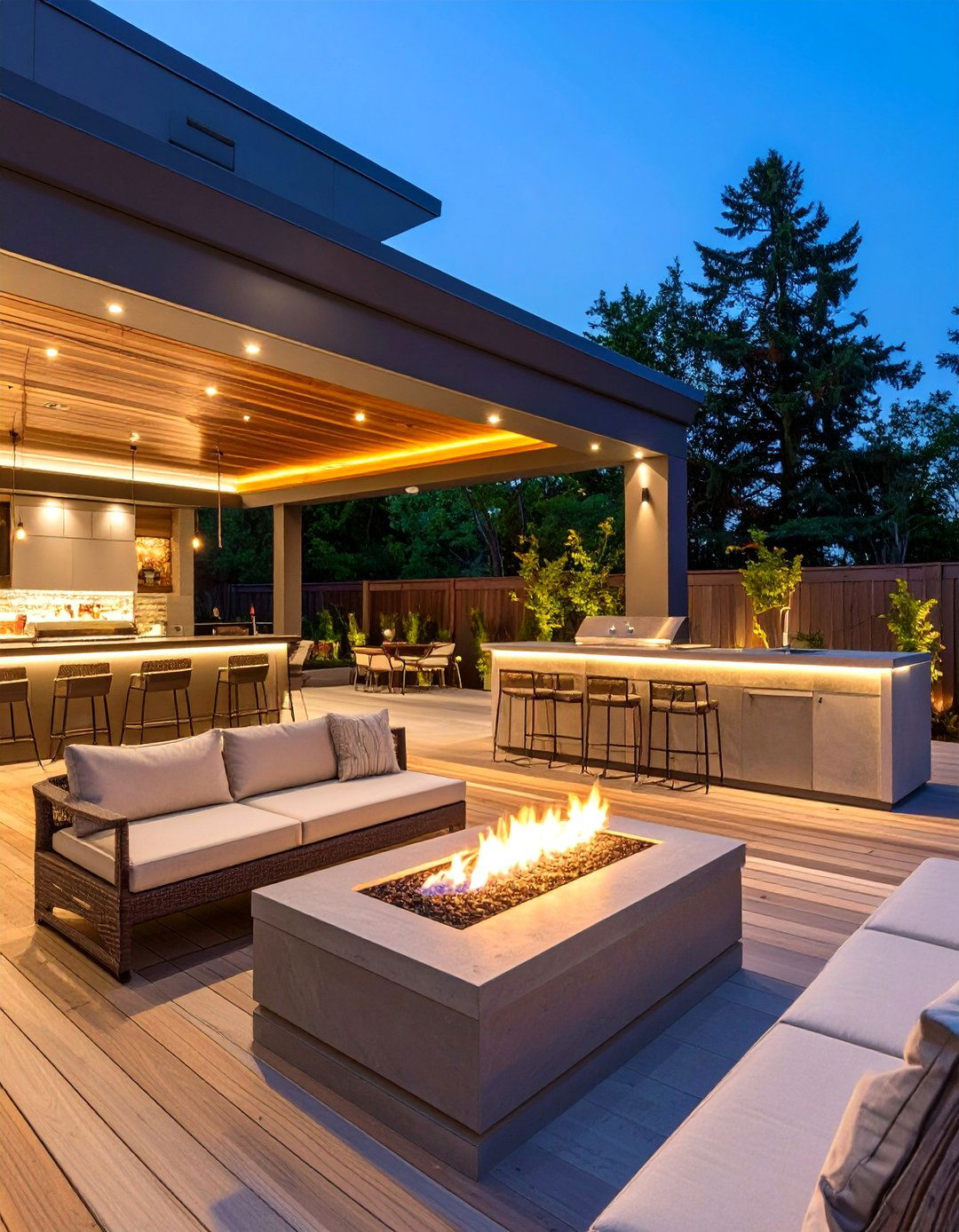 The Nightlife Entertainment Deck - 30 deck design plans ideas