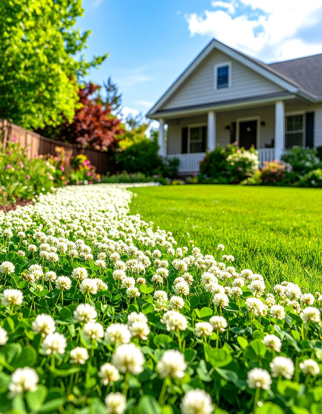 The No Mow Eco Friendly Lawn - 30 landscape ideas for front of house