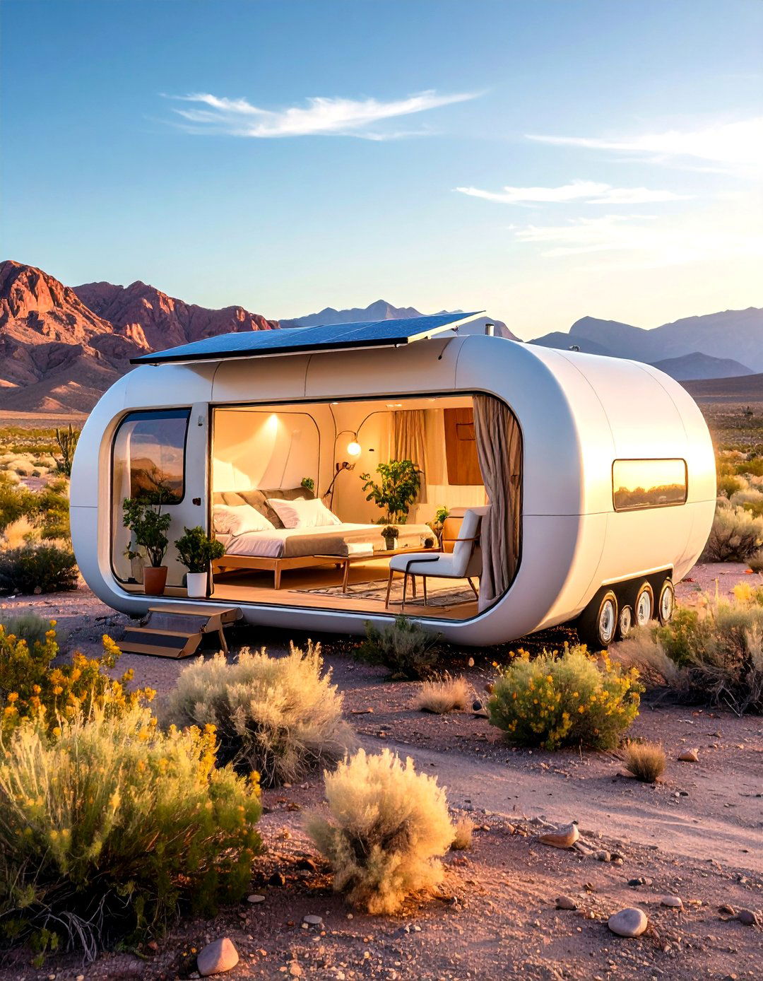 The Nomadic Micro Living Unit - 30 futuristic interior design ideas