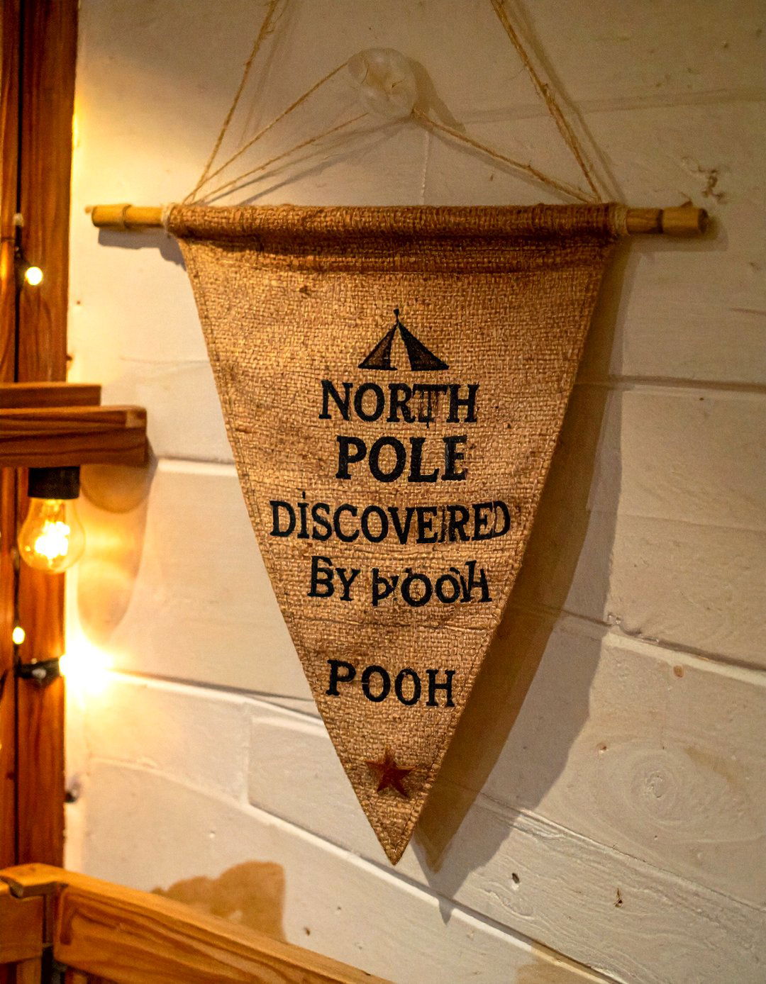 The North Pole Discovery Flag - 30 winnie the pooh nursery ideas