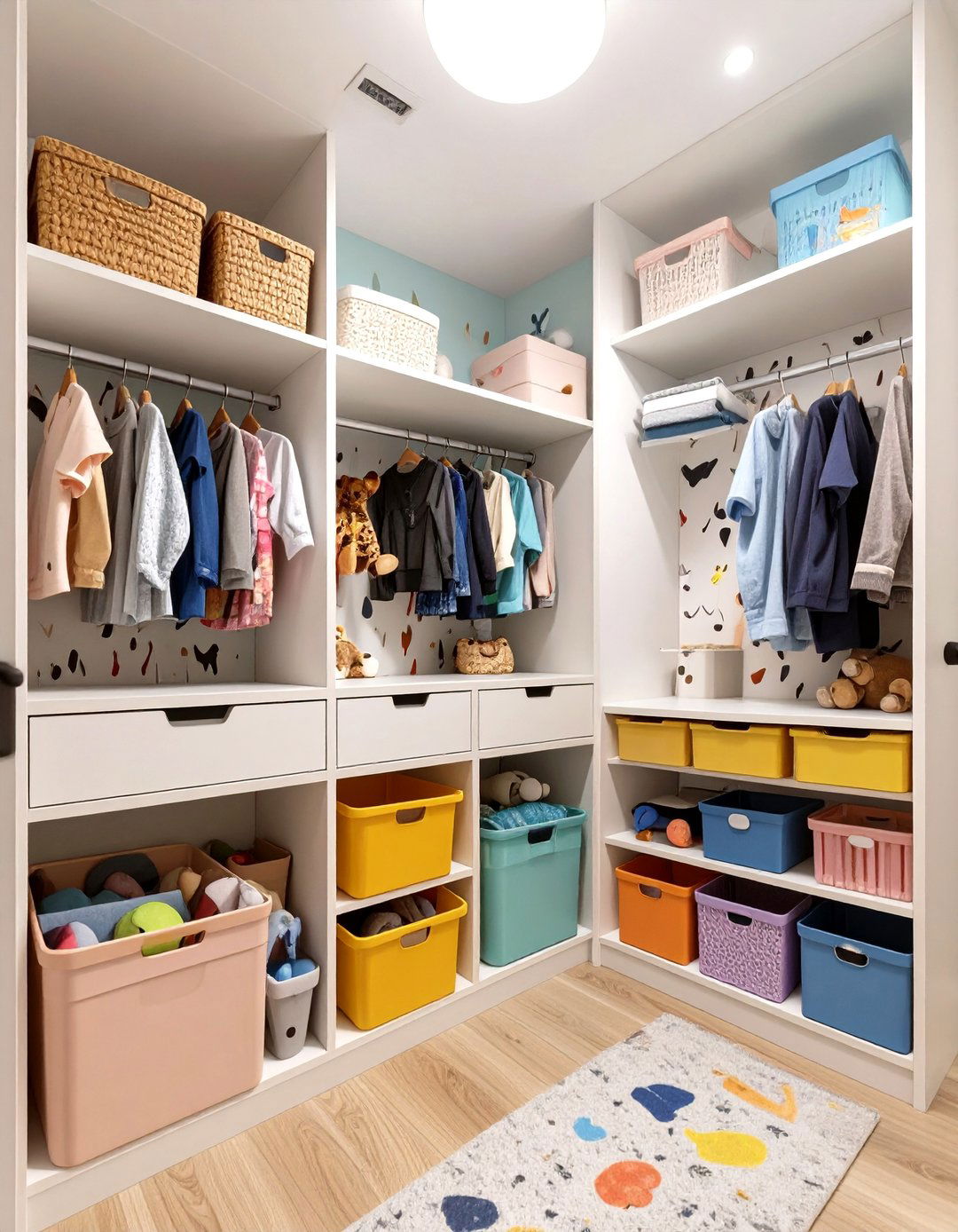The Nursery and Childs Adaptable Closet - 30 closet remodel ideas