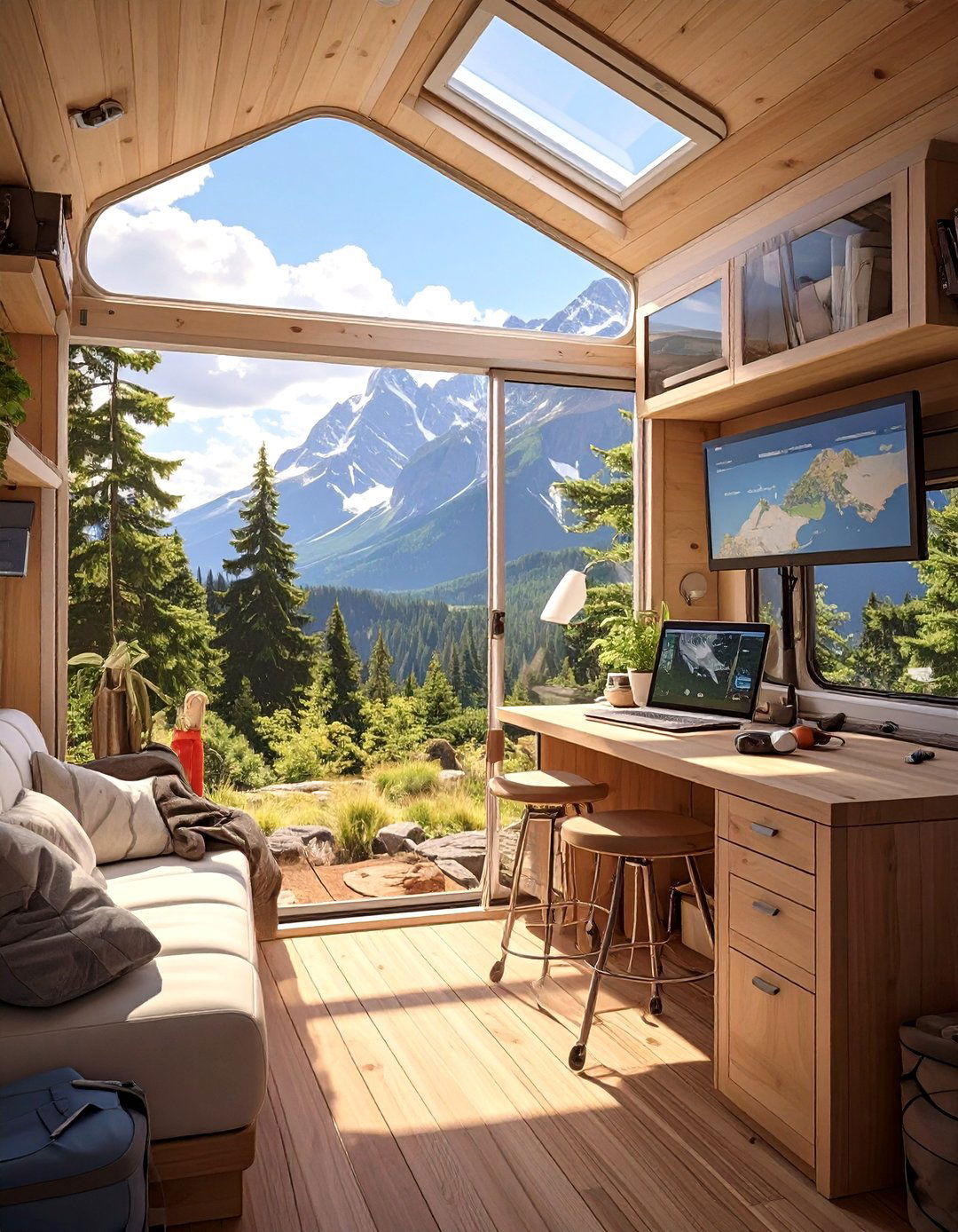 The Off Grid AI Navigator - 30 ai tiny home interior ideas