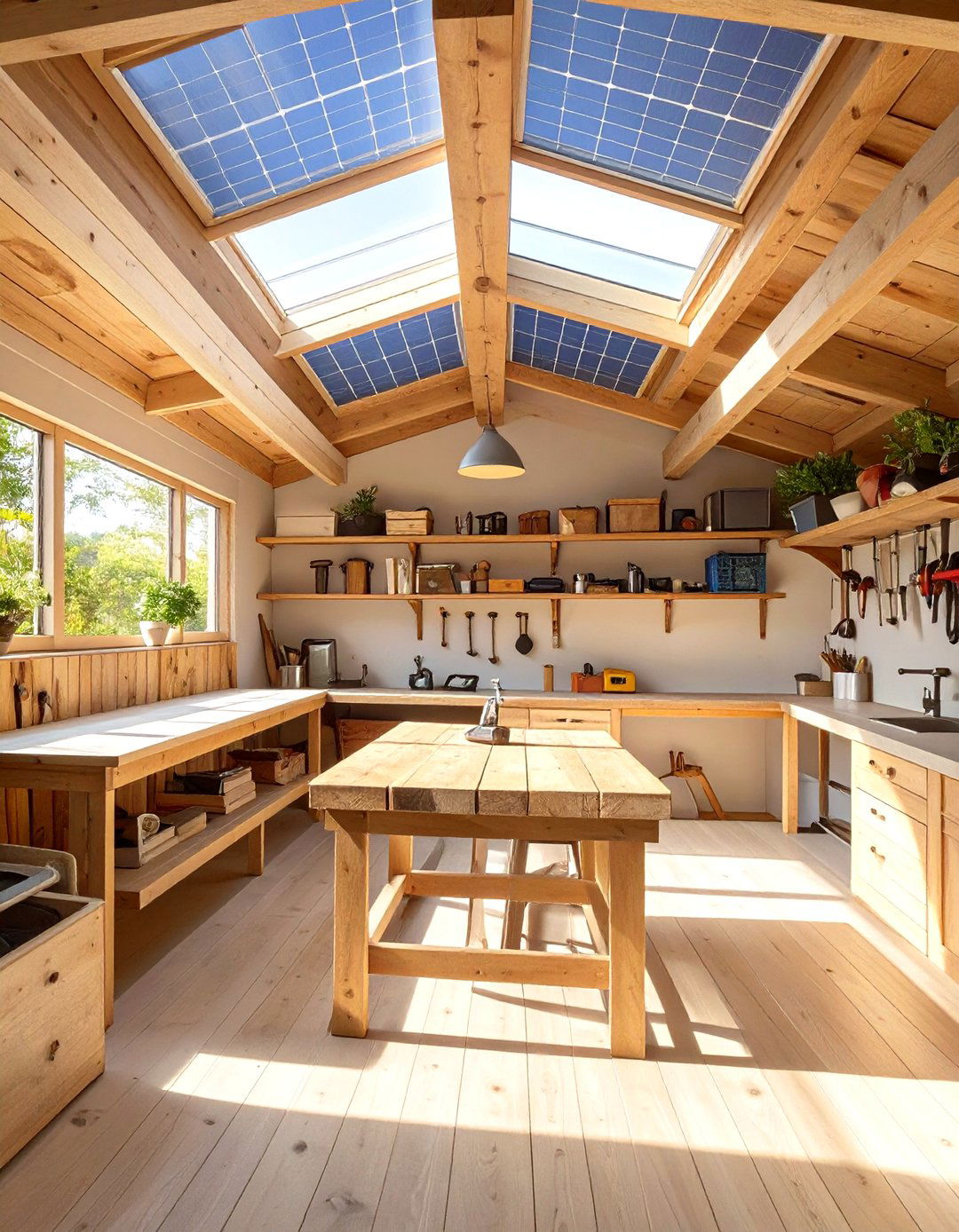 The Off Grid Sustainable Garage Shop - 30 garage shop ideas