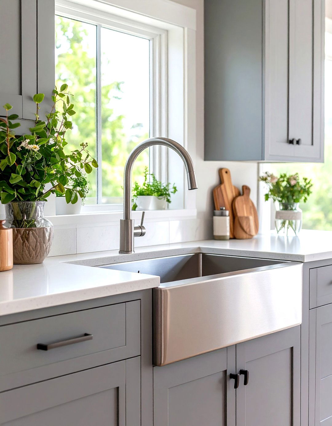 The Offset Drain Kitchen Sink Design - 30 kitchen sink ideas