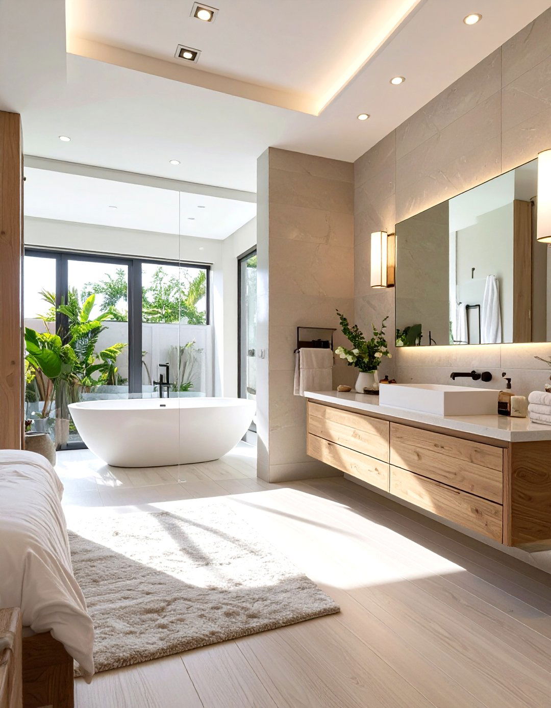 The Open Concept Bathroom Suite - 30 master bathroom ideas photo gallery