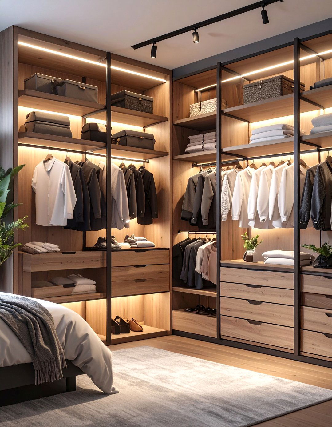 The Open Concept Boutique Style Wardrobe - 30 bedroom wardrobe design ideas