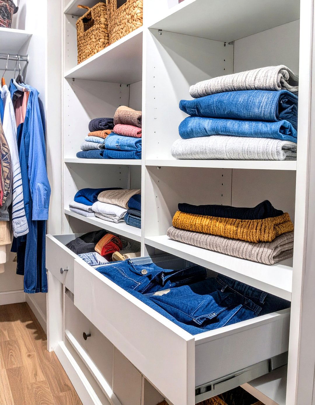 The Open Concept Closet Dresser Shelving - 30 closet dresser ideas