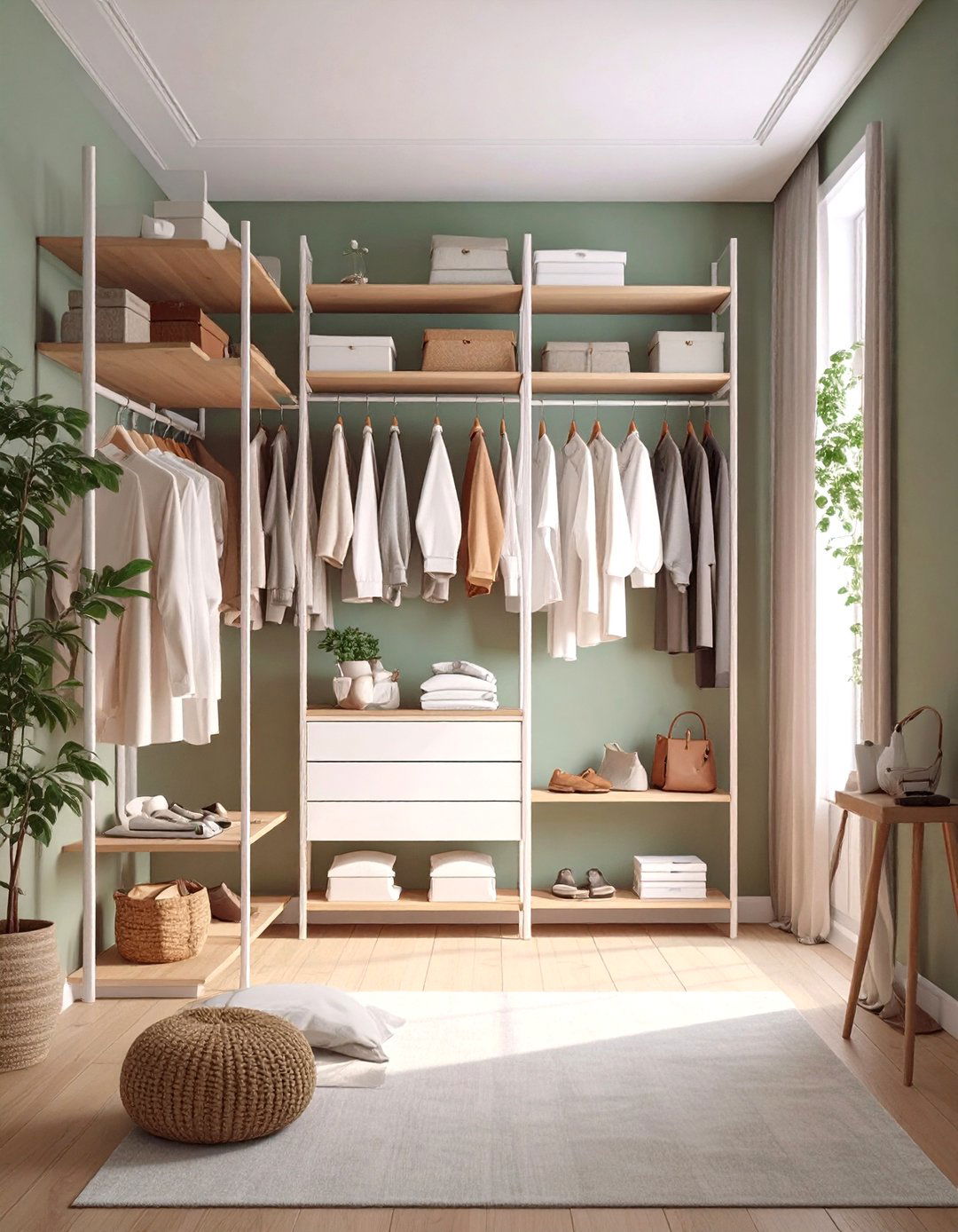 The Open Concept ELVARLI Layout - 30 ikea closet organizer ideas