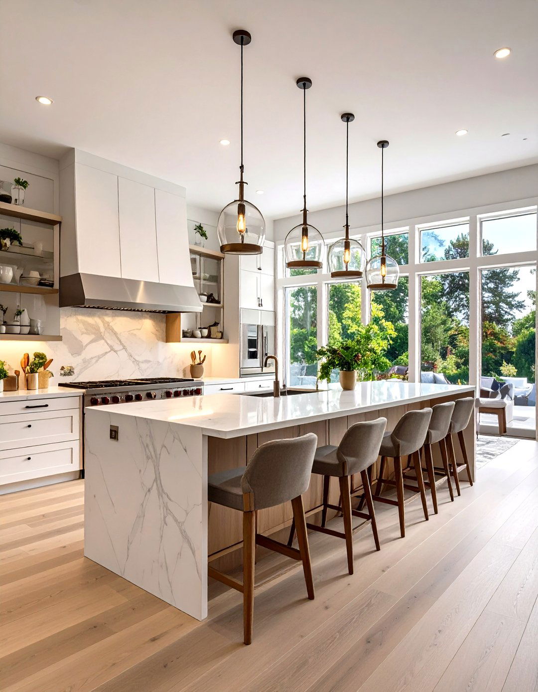 The Open Concept Entertainers Kitchen - 30 kitchen design gallery ideas