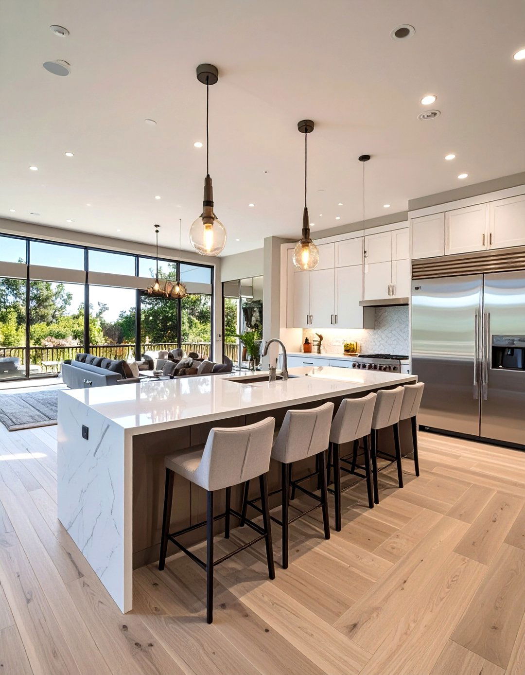 The Open Concept Entertainers Kitchen - 30 how to design a kitchen ideas