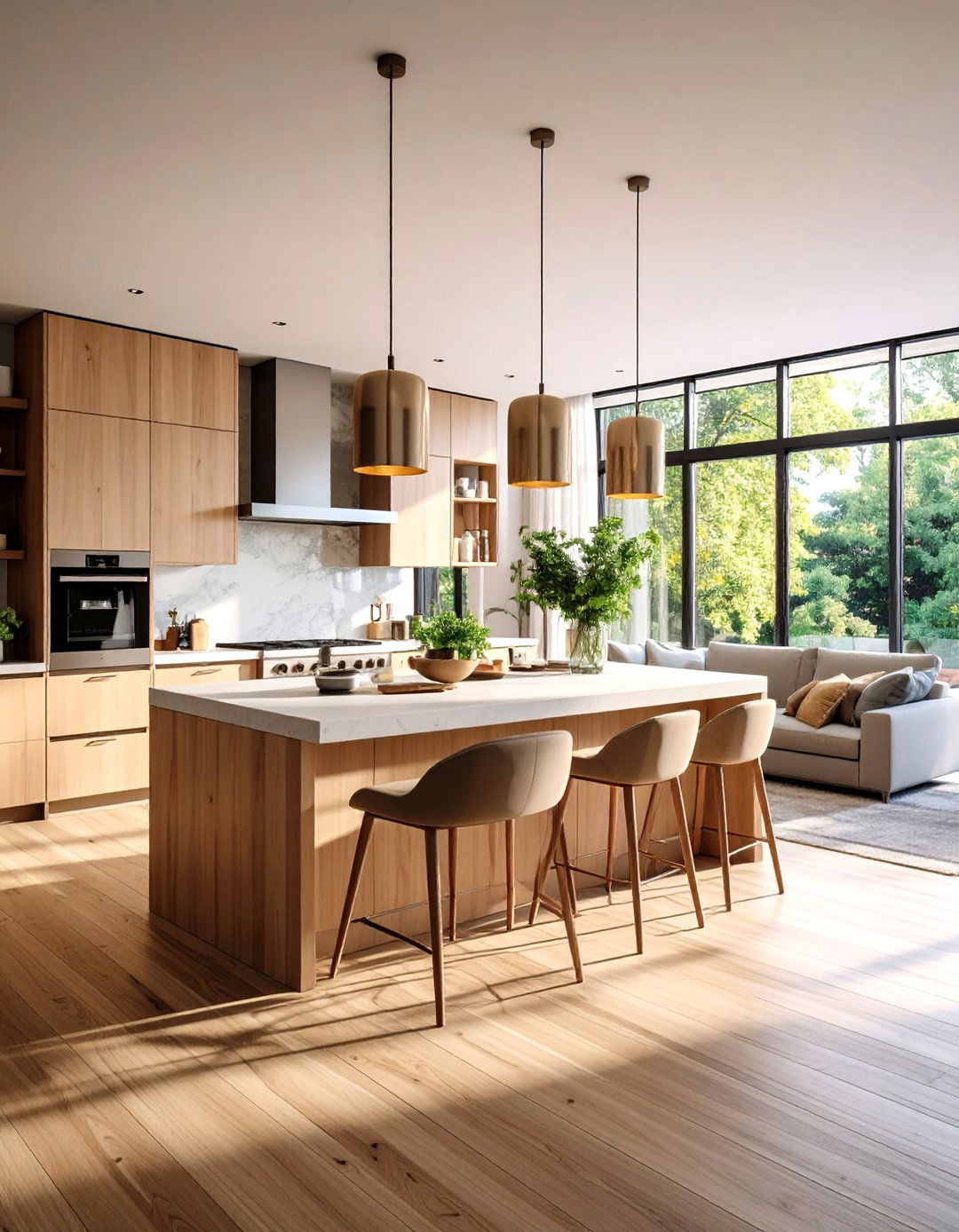 The Open Concept Entertainment Kitchen - 30 kitchen remodels ideas
