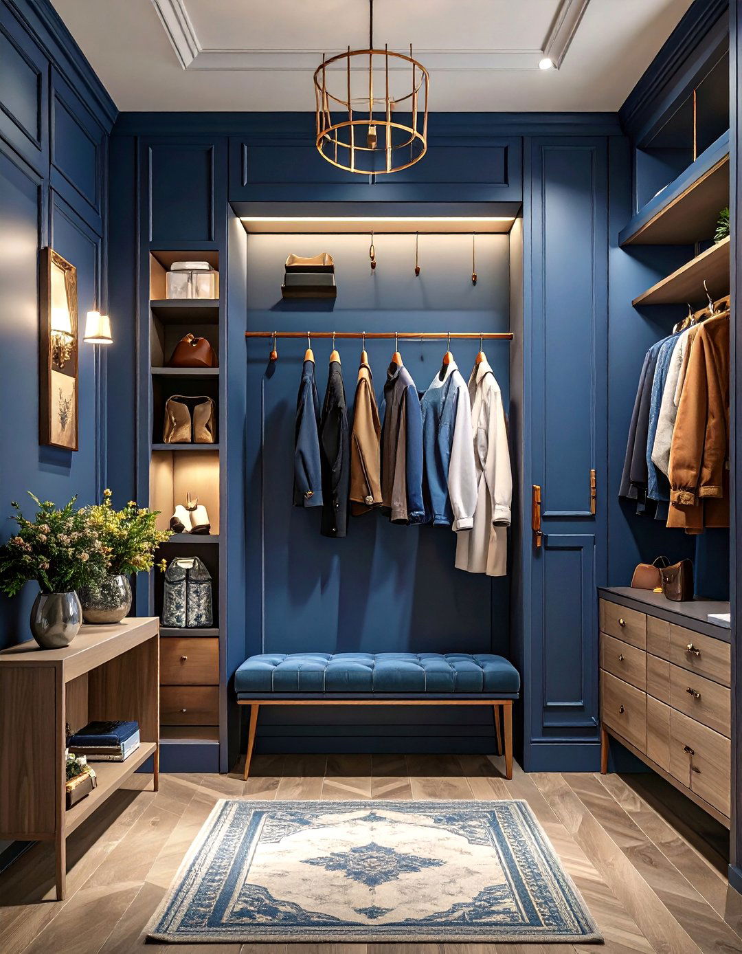 The Open Concept Entry Closet - 30 coat closet organization ideas