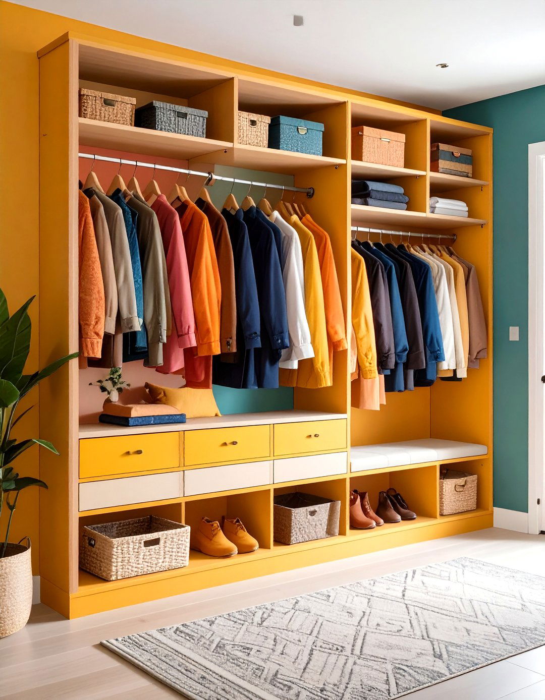 The Open Concept Entryway Closet Wall - 30 entryway closet ideas