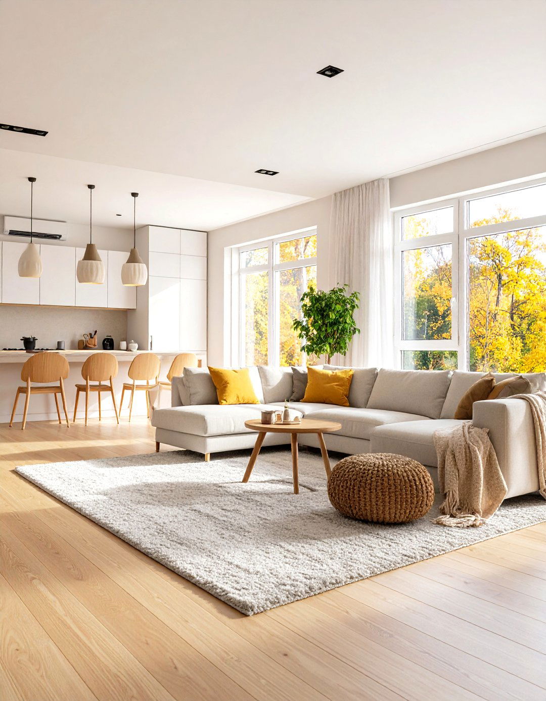 The Open Concept Flow Family Room - 30 family room furniture ideas