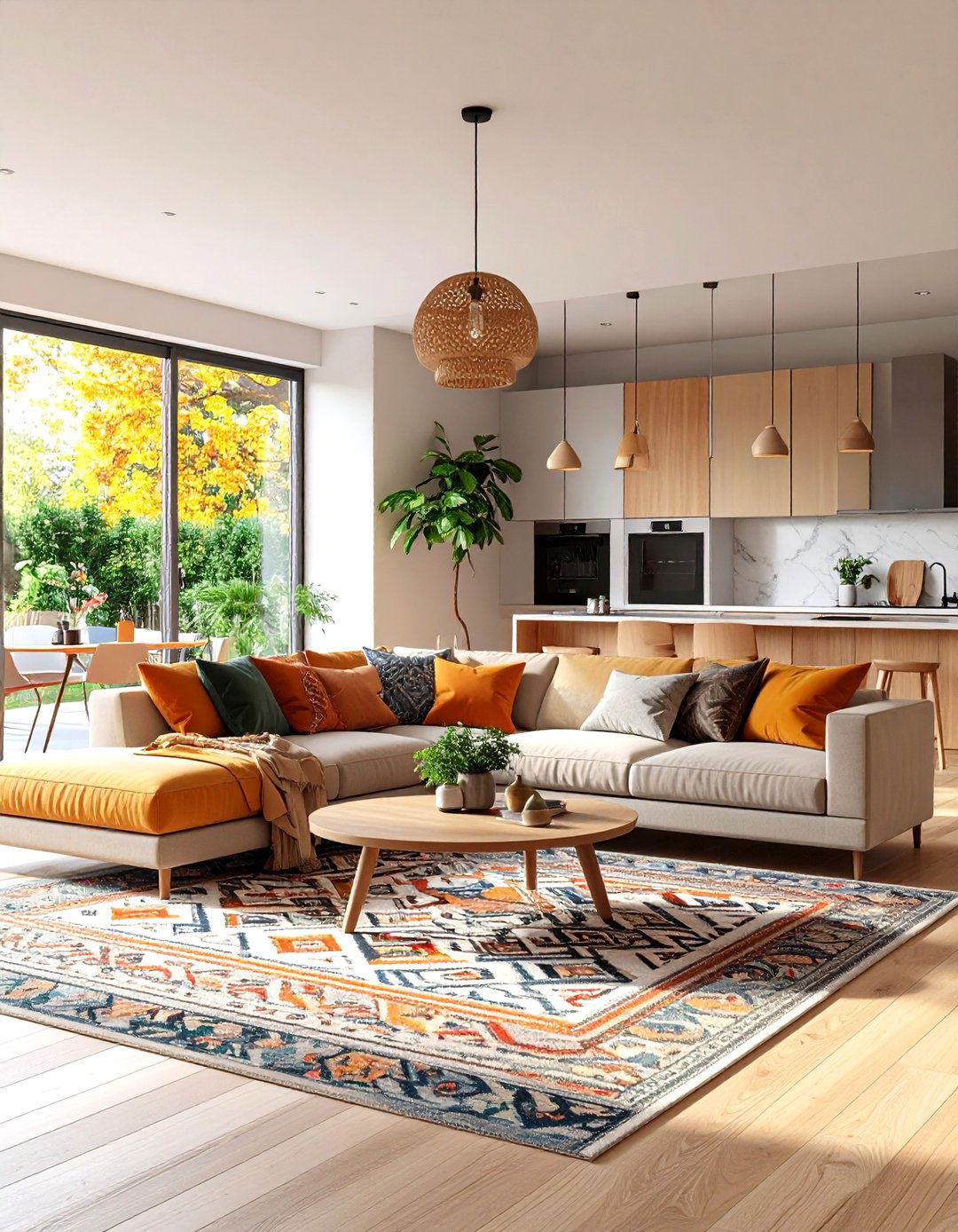 The Open Concept Flow Living Room - 30 living room modern ideas