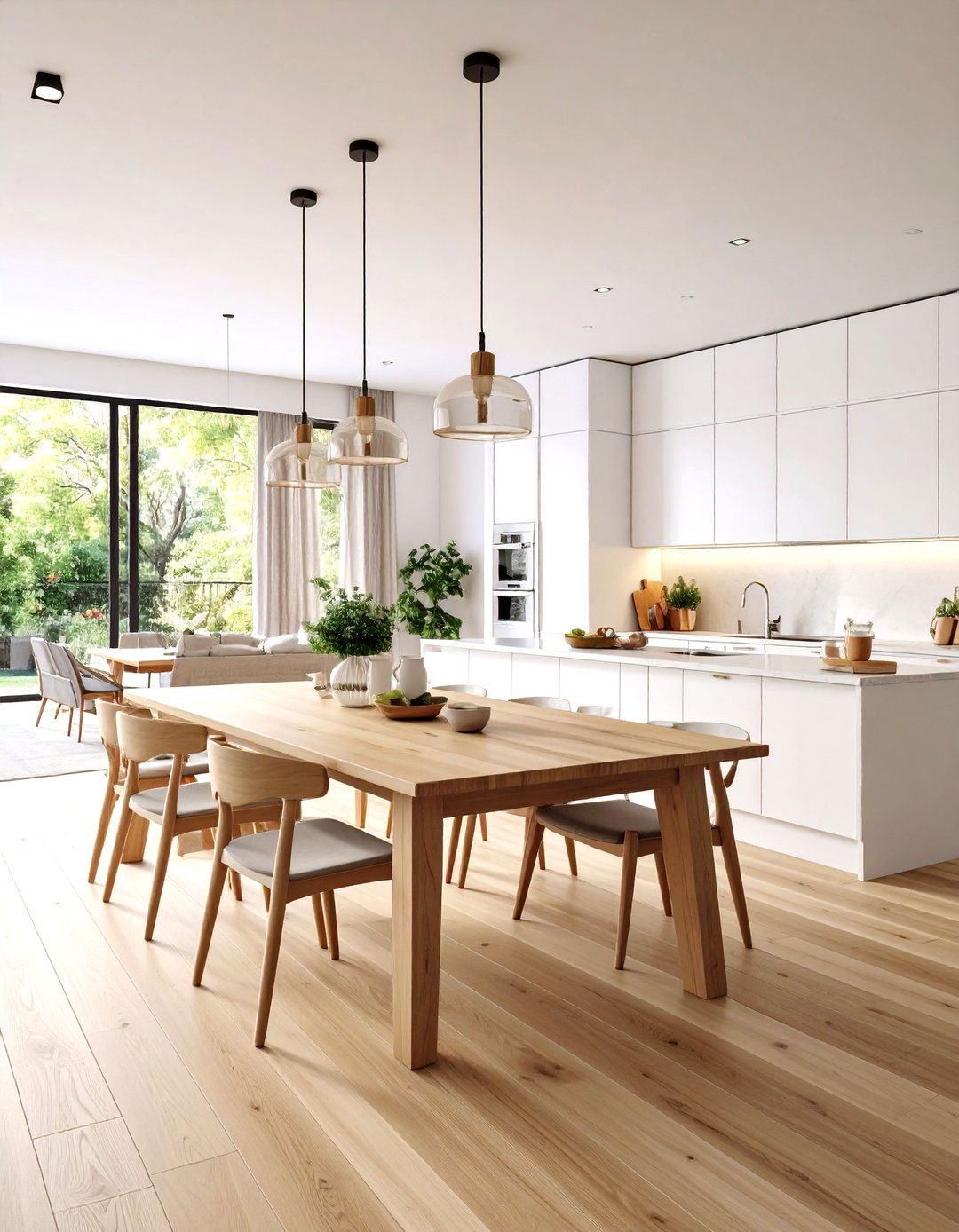The Open Concept Kitchen and Dining Room Flow - 30 eat in kitchen ideas