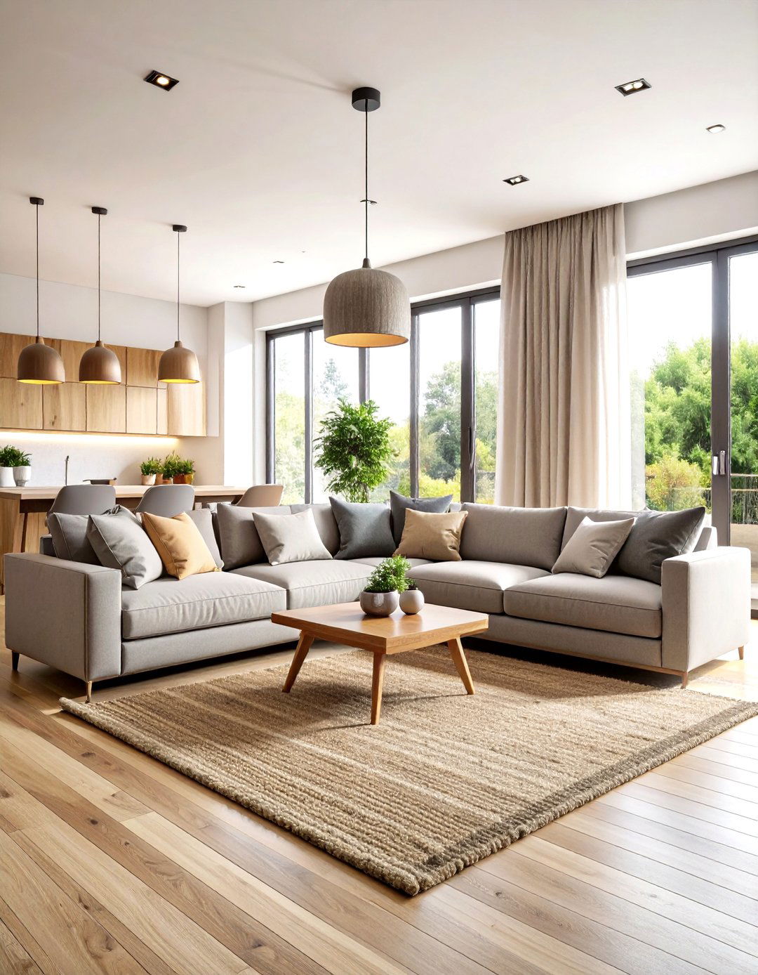 The Open Concept Living Room Flow - 30 living room set up ideas